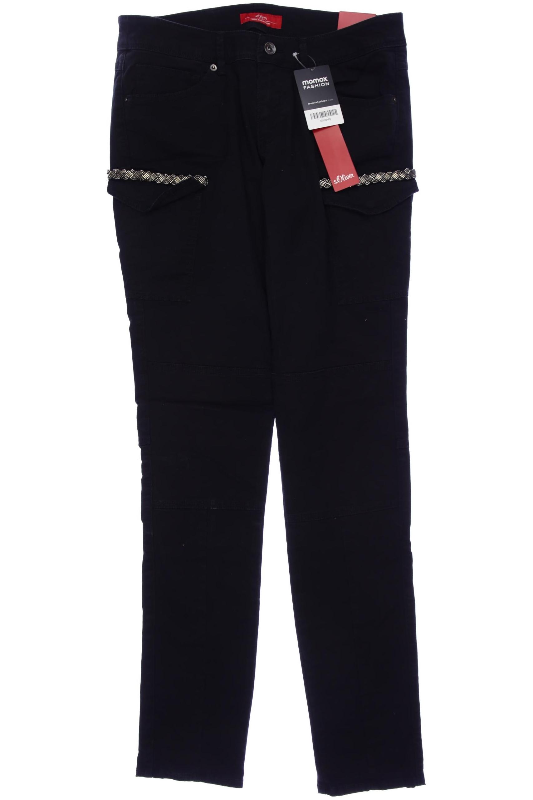 

s.Oliver Damen Stoffhose, schwarz, Gr. 40