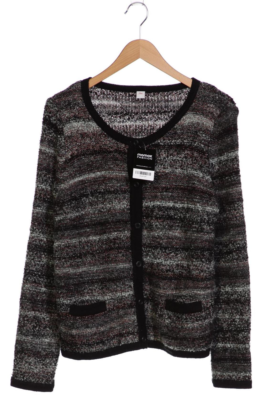 

s.Oliver Damen Strickjacke, grau, Gr. 42
