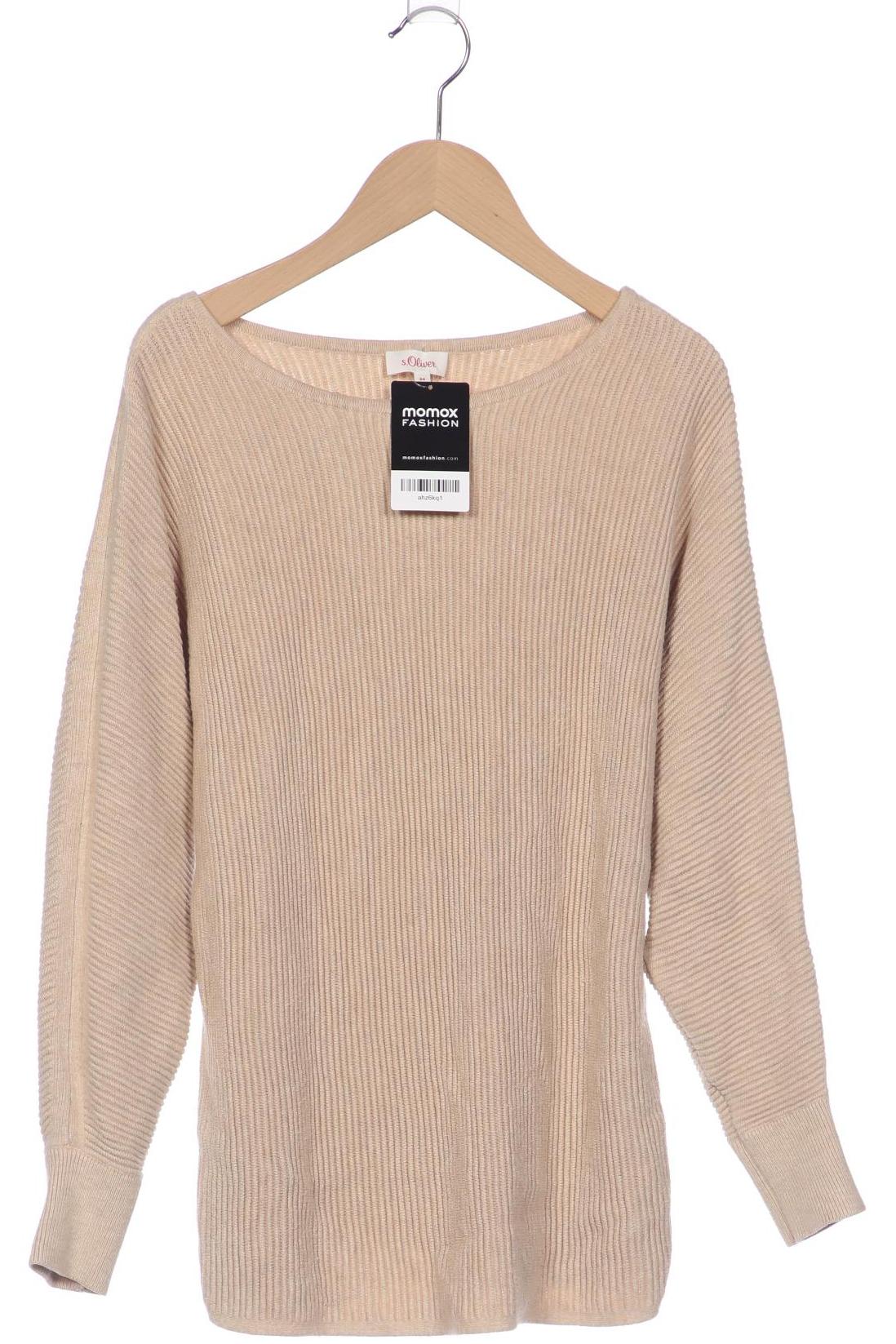 

s.Oliver Damen Pullover, beige, Gr. 34