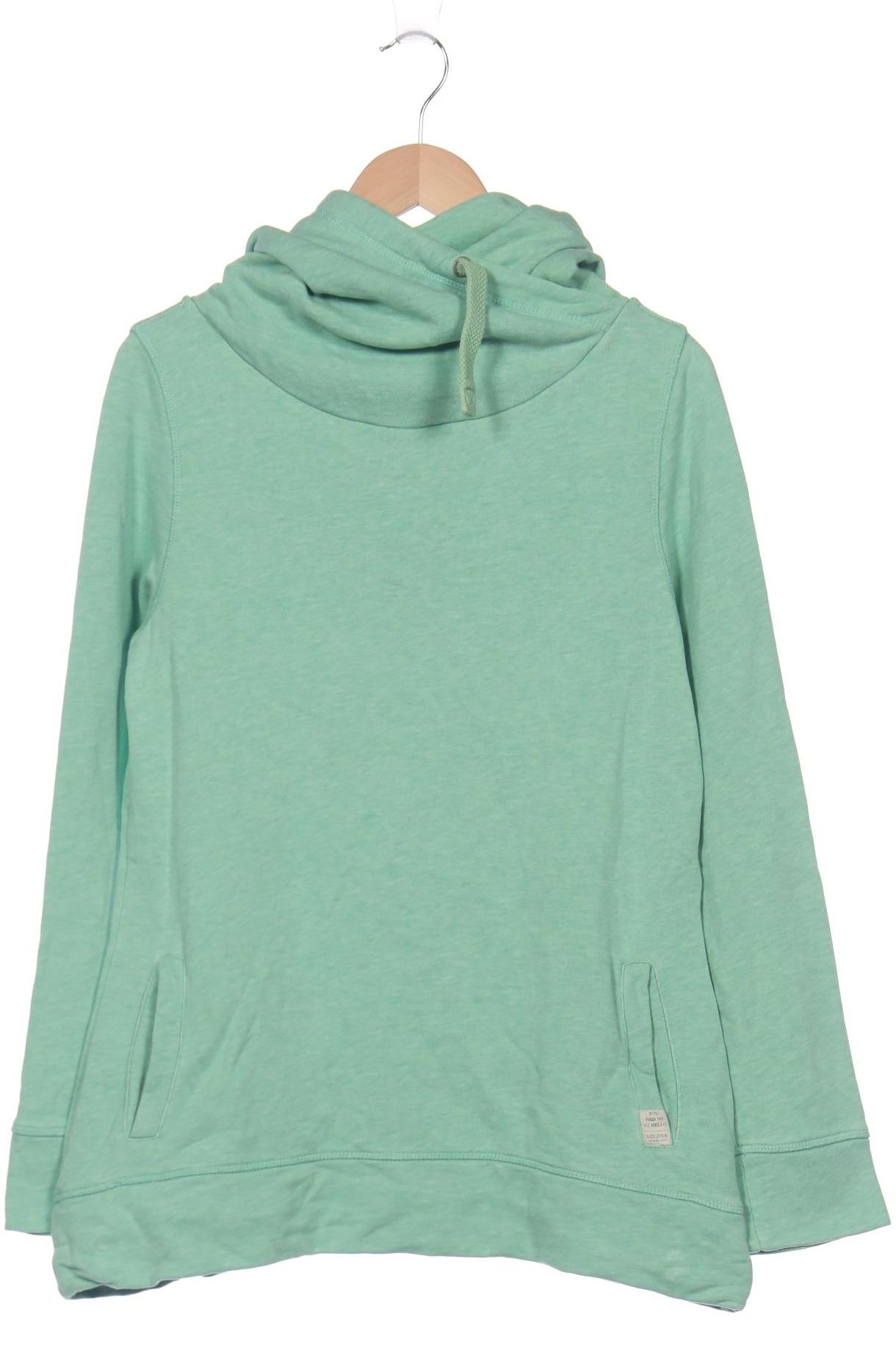 

s.Oliver Damen Kapuzenpullover, grün, Gr. 42
