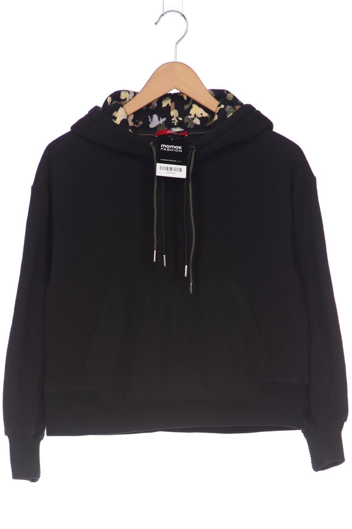 

s.Oliver Damen Kapuzenpullover, schwarz, Gr. 34