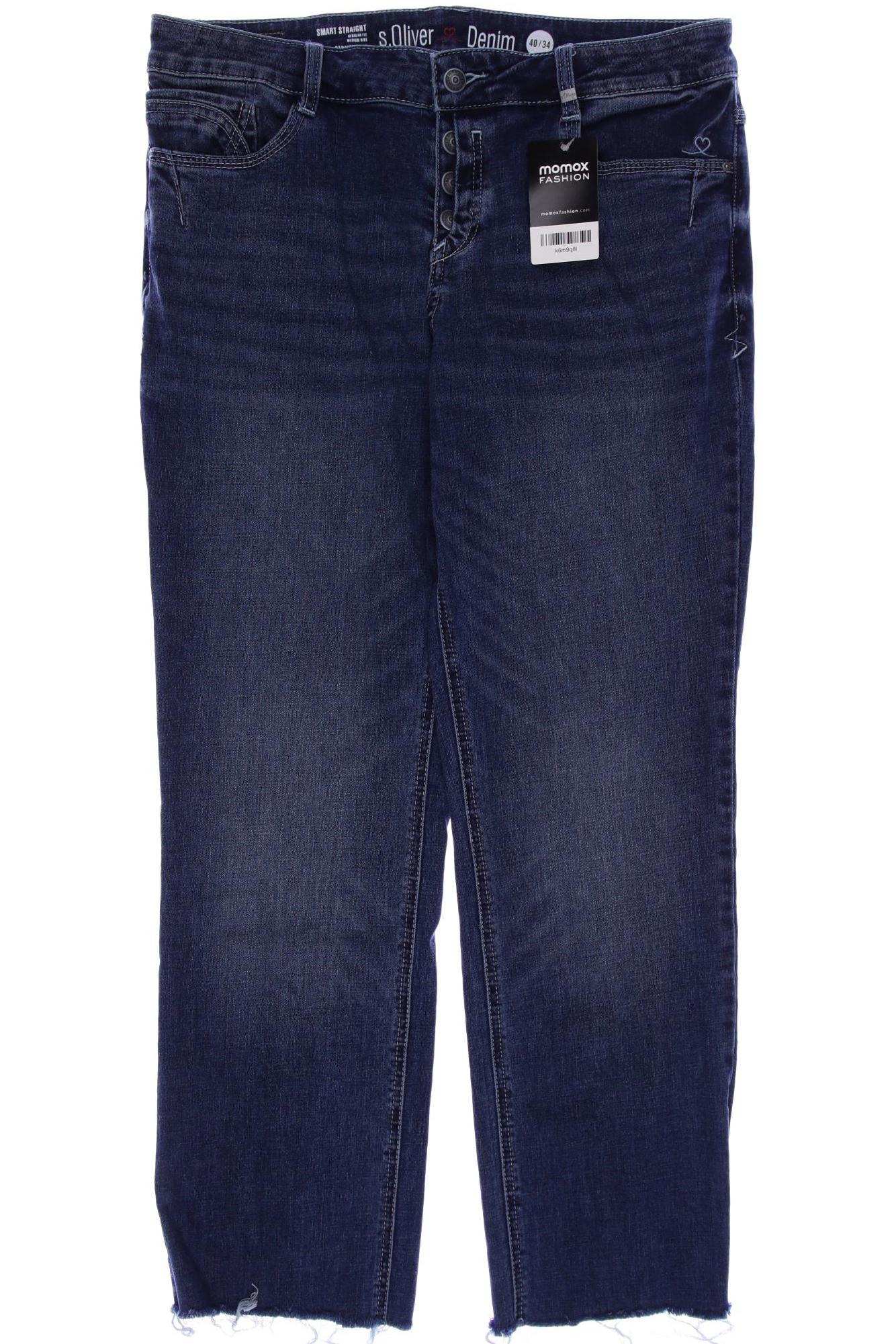 

s.Oliver Damen Jeans, blau