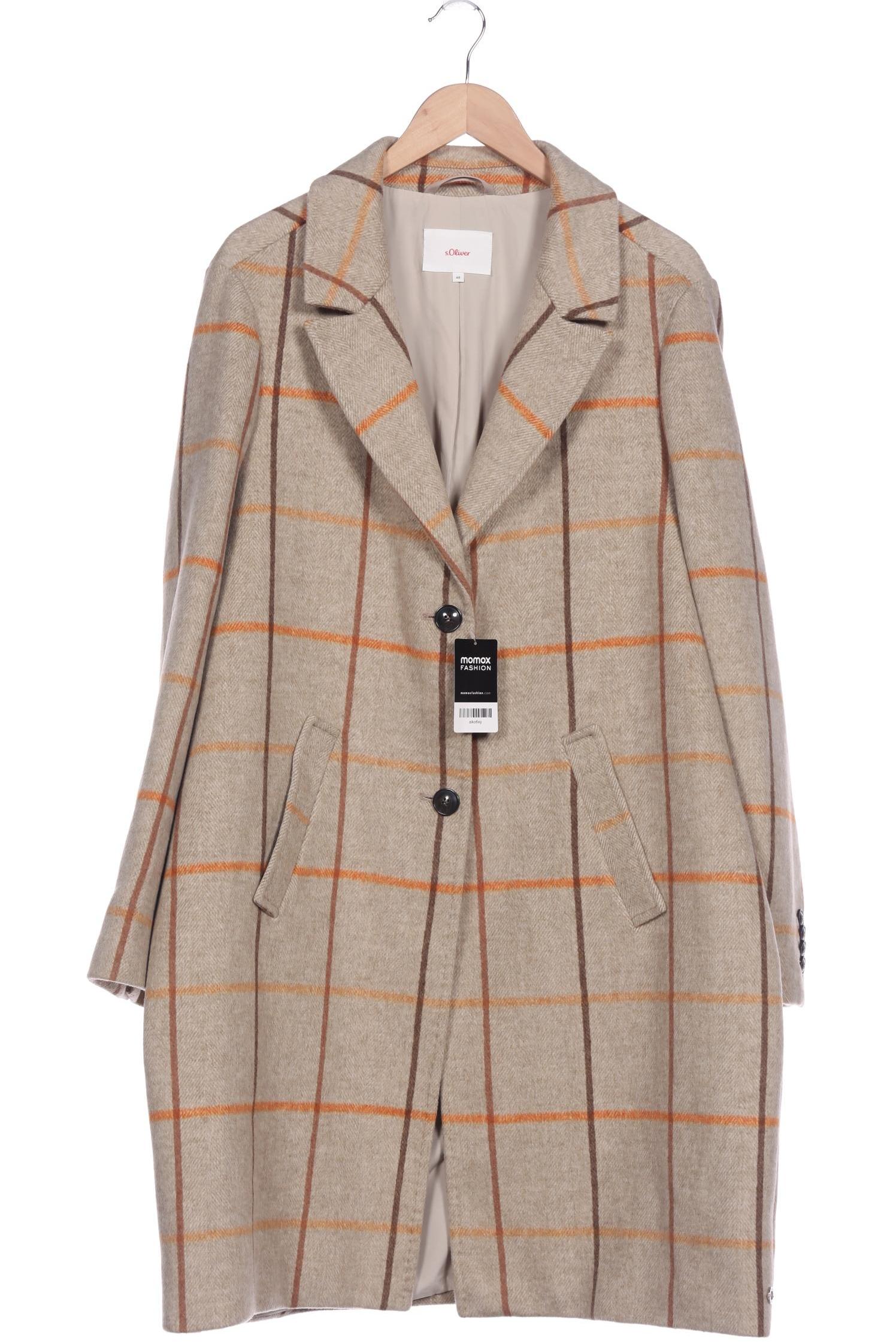 

s.Oliver Damen Mantel, beige, Gr. 48