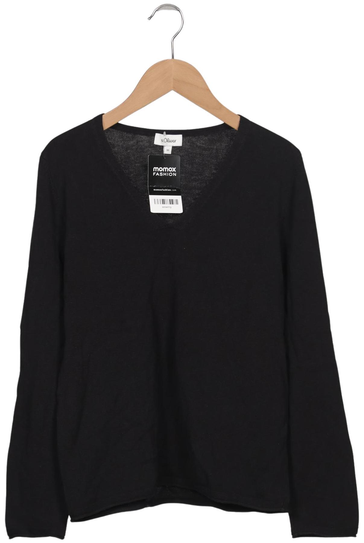 

s.Oliver Damen Pullover, schwarz, Gr. 36