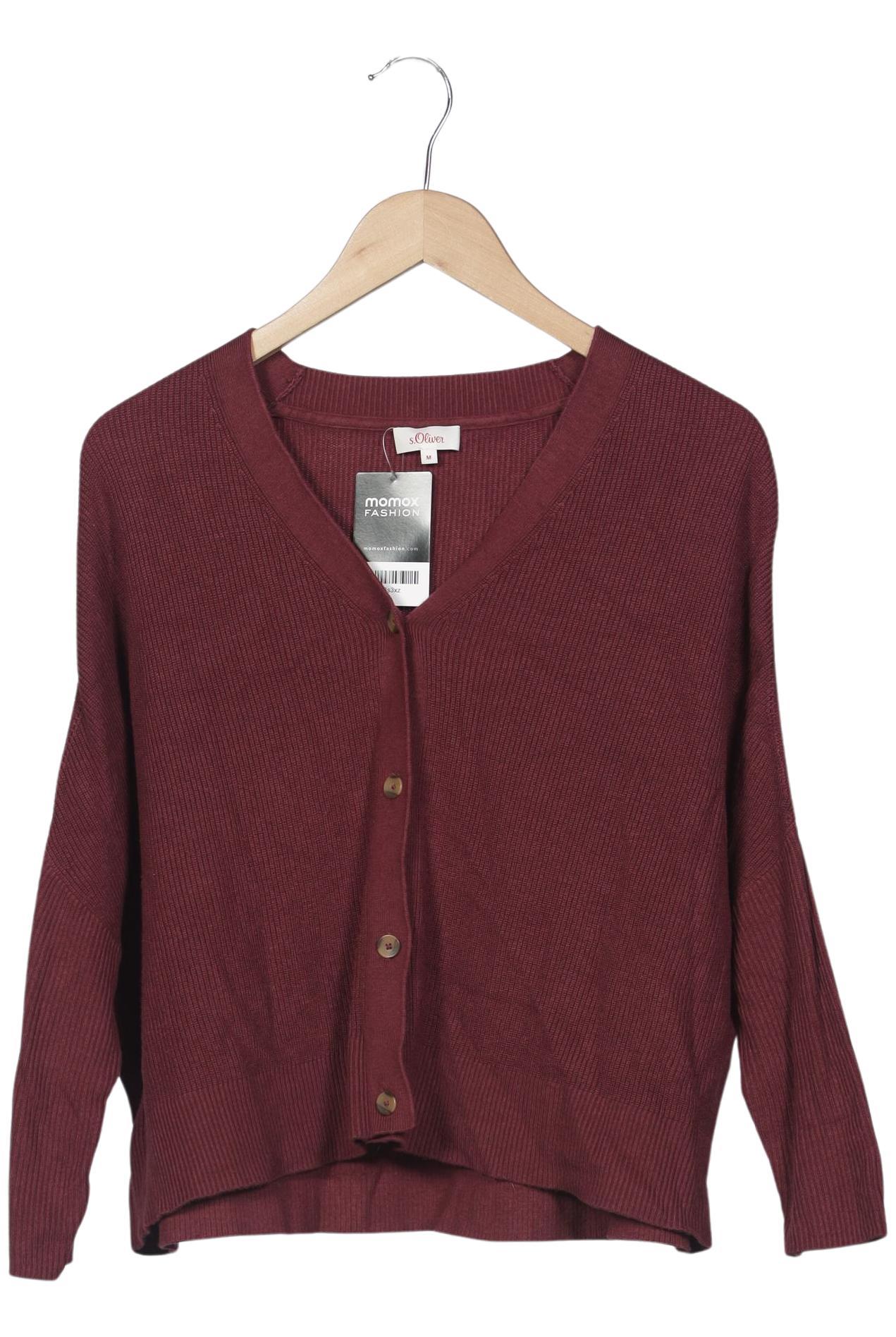 

s.Oliver Damen Strickjacke, bordeaux, Gr. 38