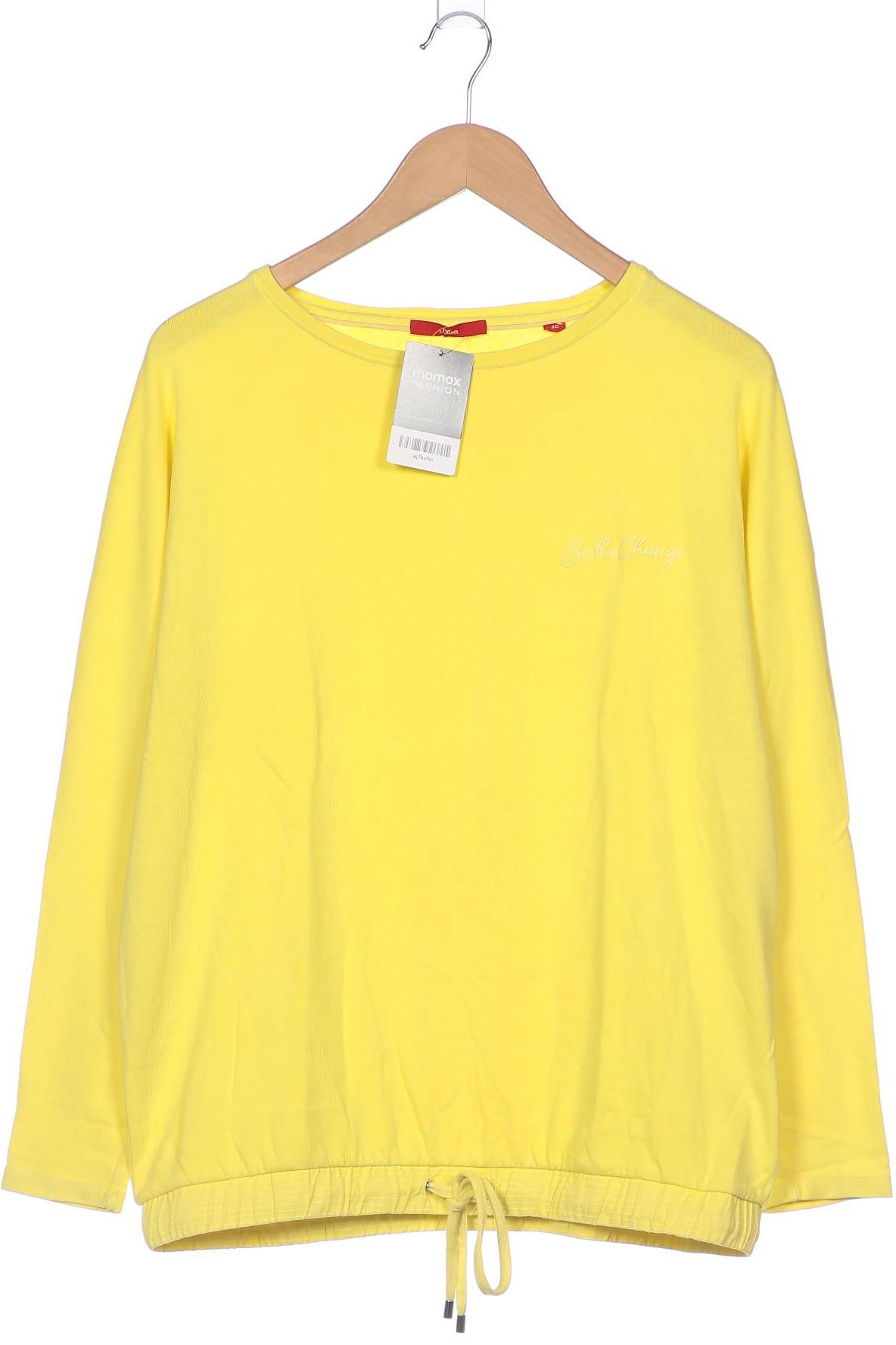 

s.Oliver Damen Sweatshirt, gelb, Gr. 40