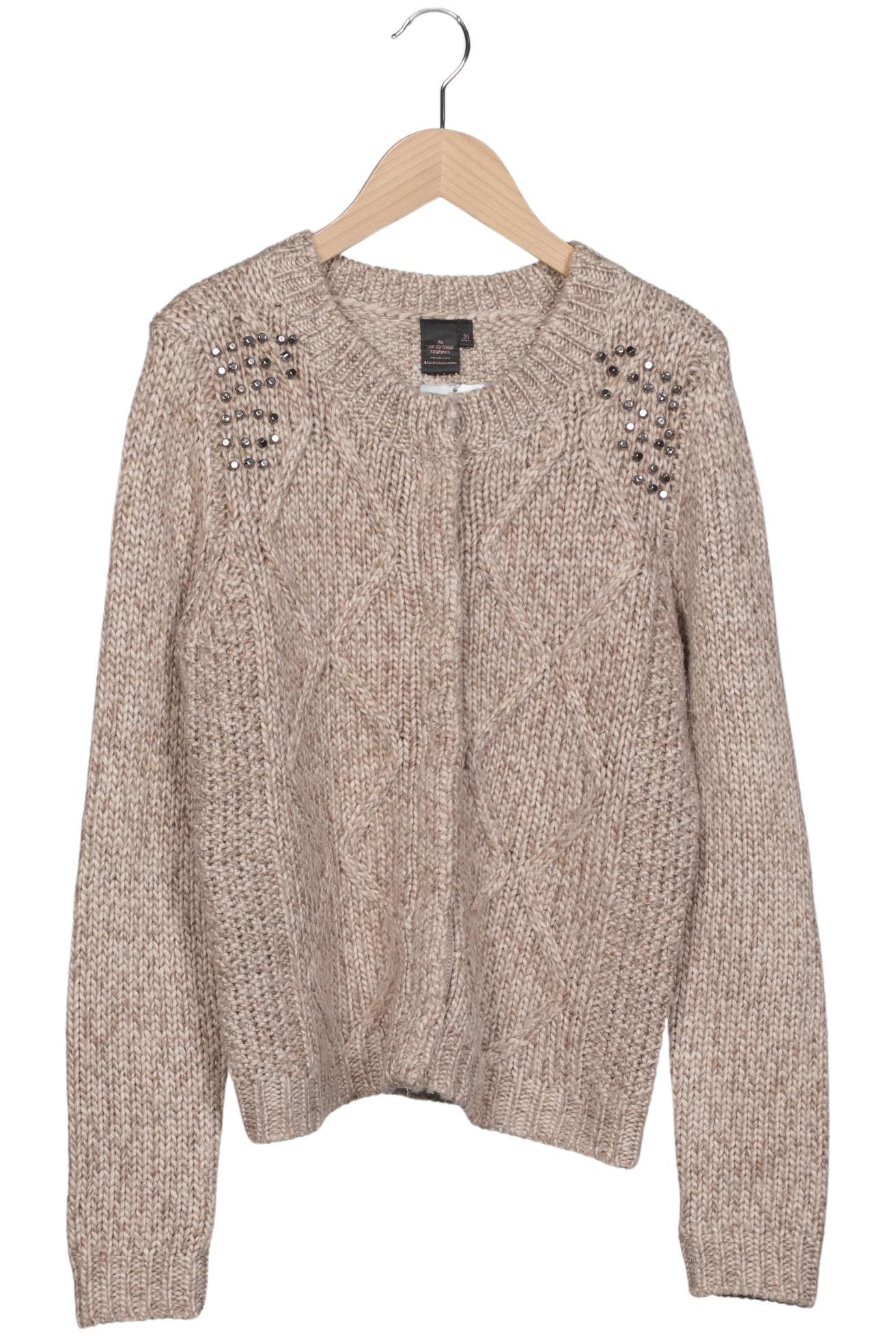 

s.Oliver Damen Strickjacke, beige, Gr. 36