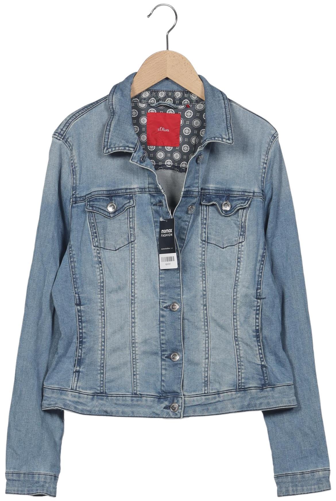 

s.Oliver Damen Jacke, hellblau, Gr. 38