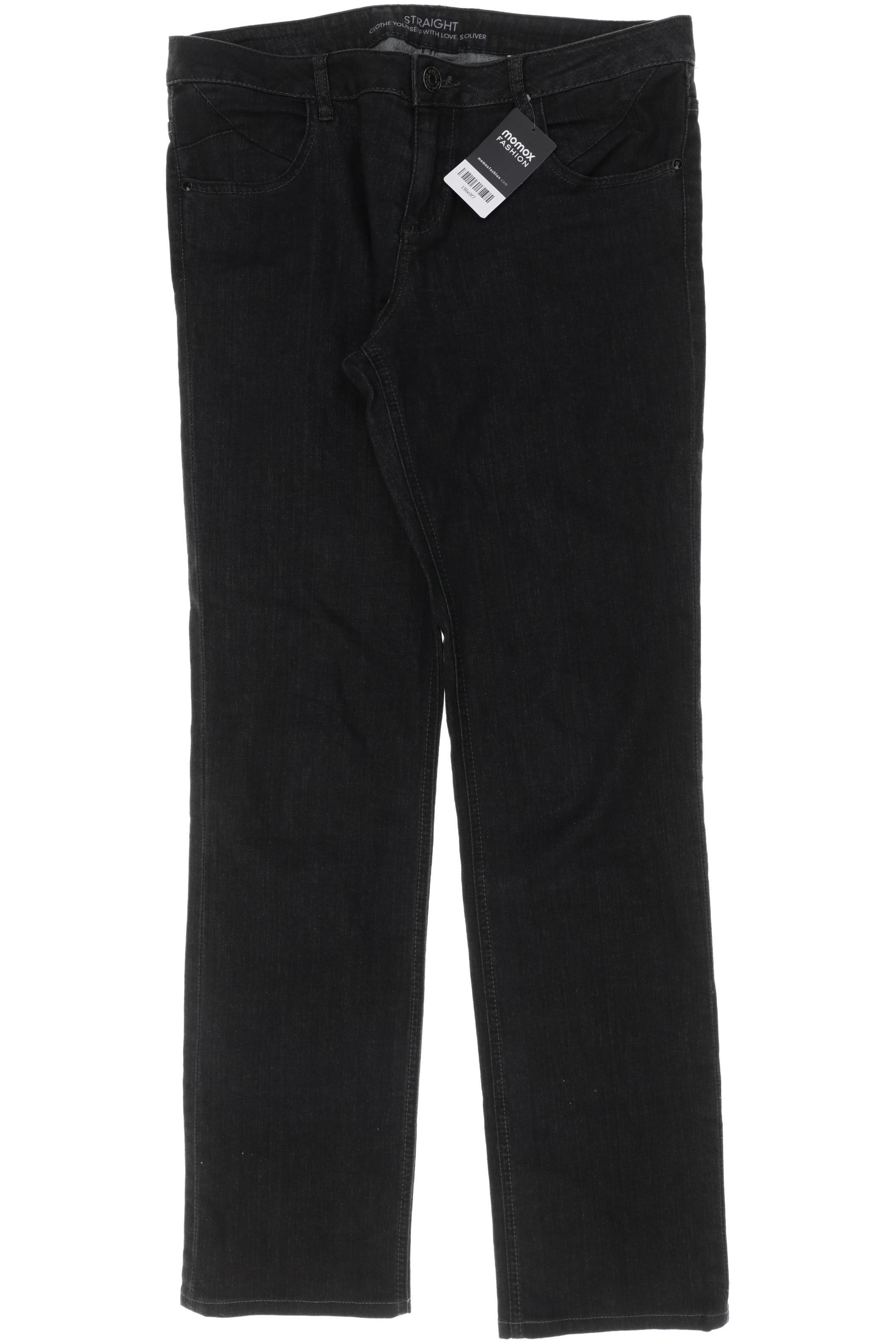 

s.Oliver Damen Jeans, schwarz, Gr. 35