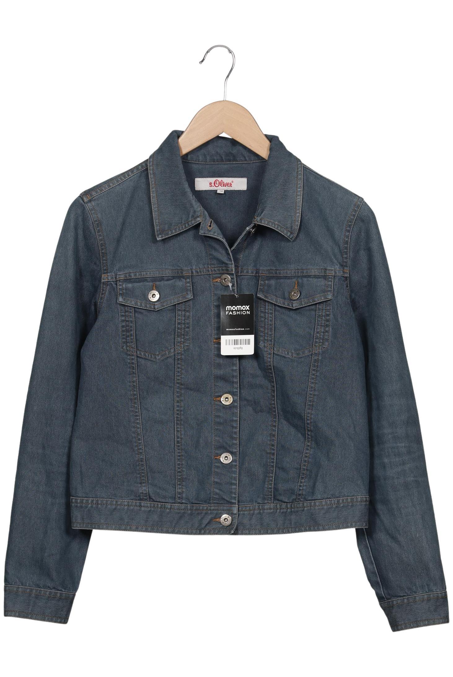 

s.Oliver Damen Jacke, blau, Gr. 38