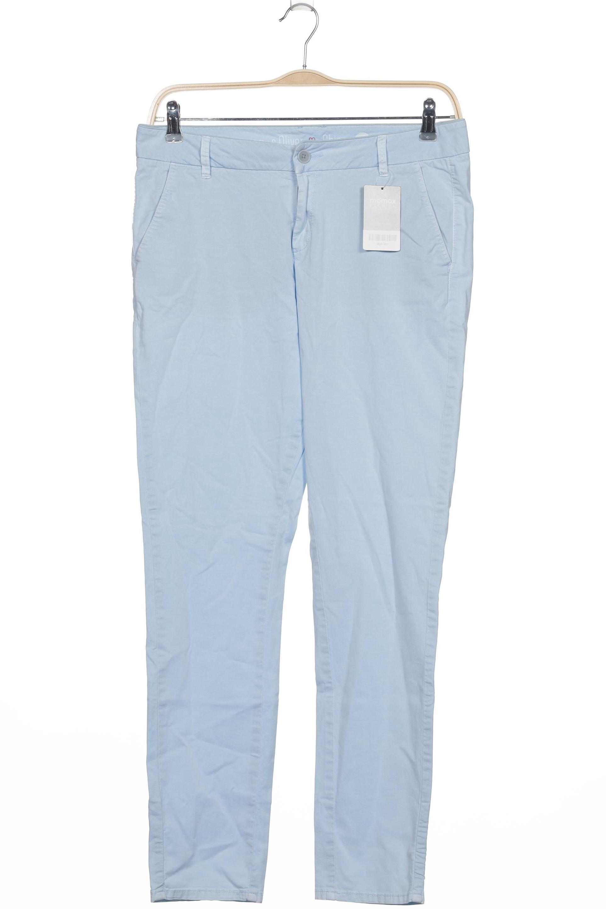 

s.Oliver Damen Stoffhose, hellblau, Gr. 38