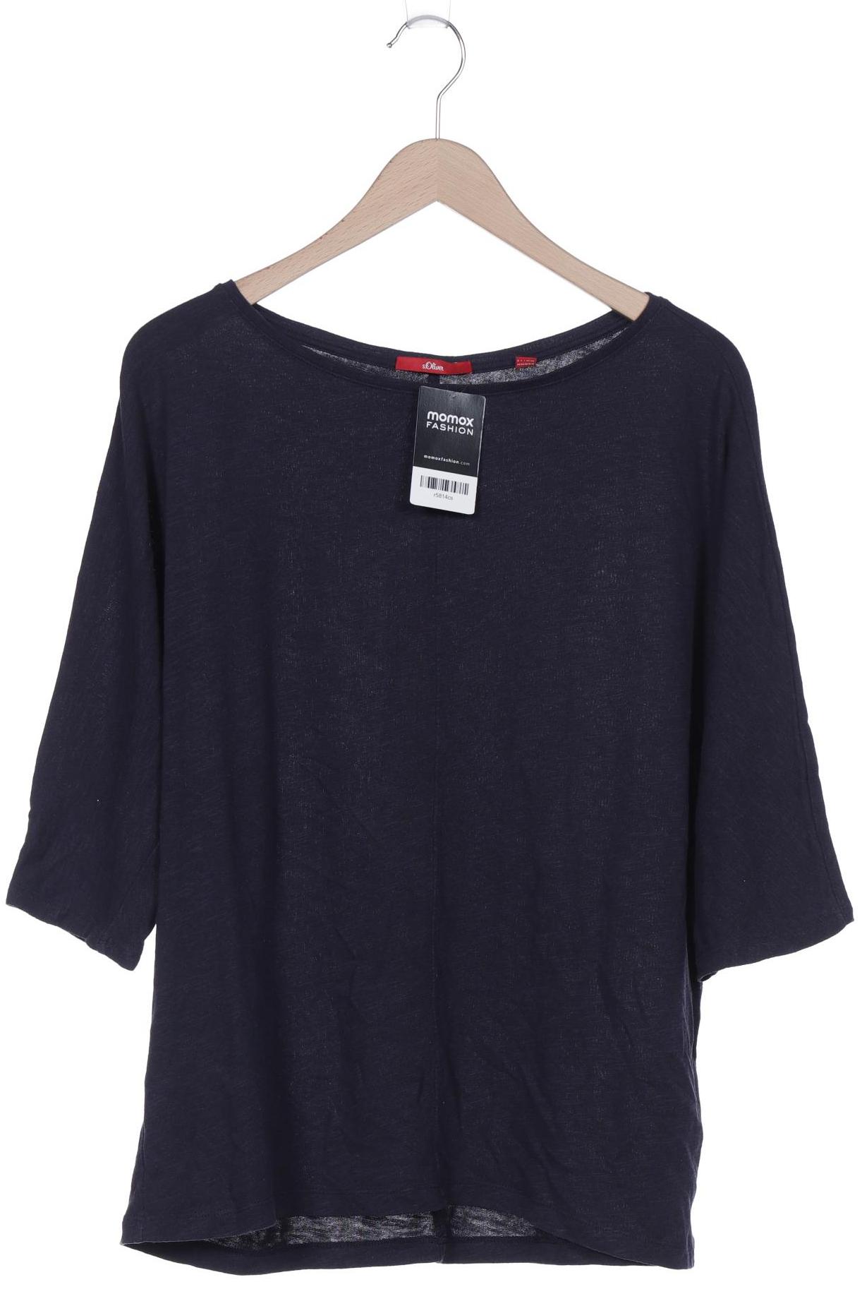 

s.Oliver Damen Langarmshirt, marineblau, Gr. 42