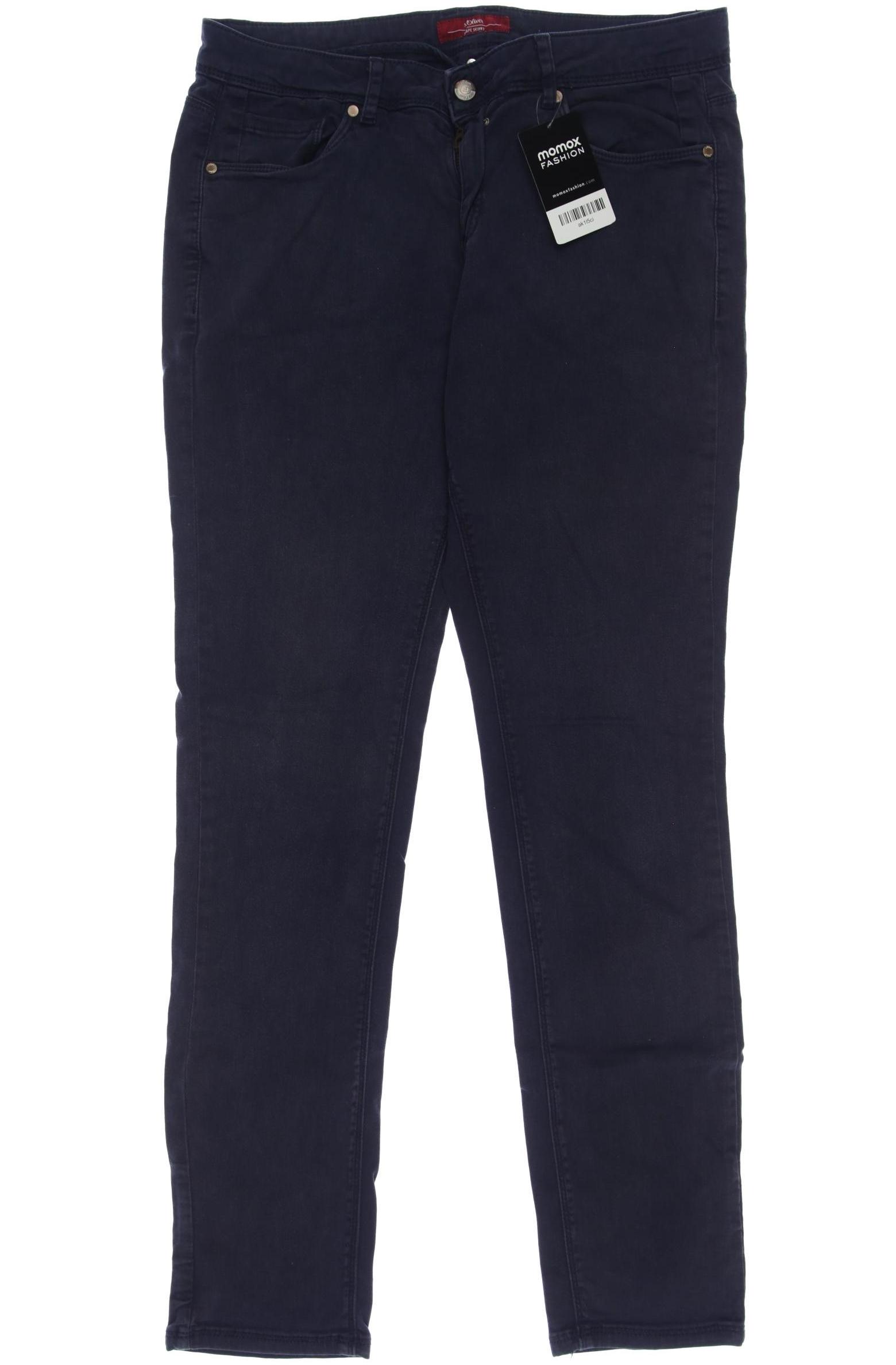 

s.Oliver Damen Stoffhose, marineblau, Gr. 31