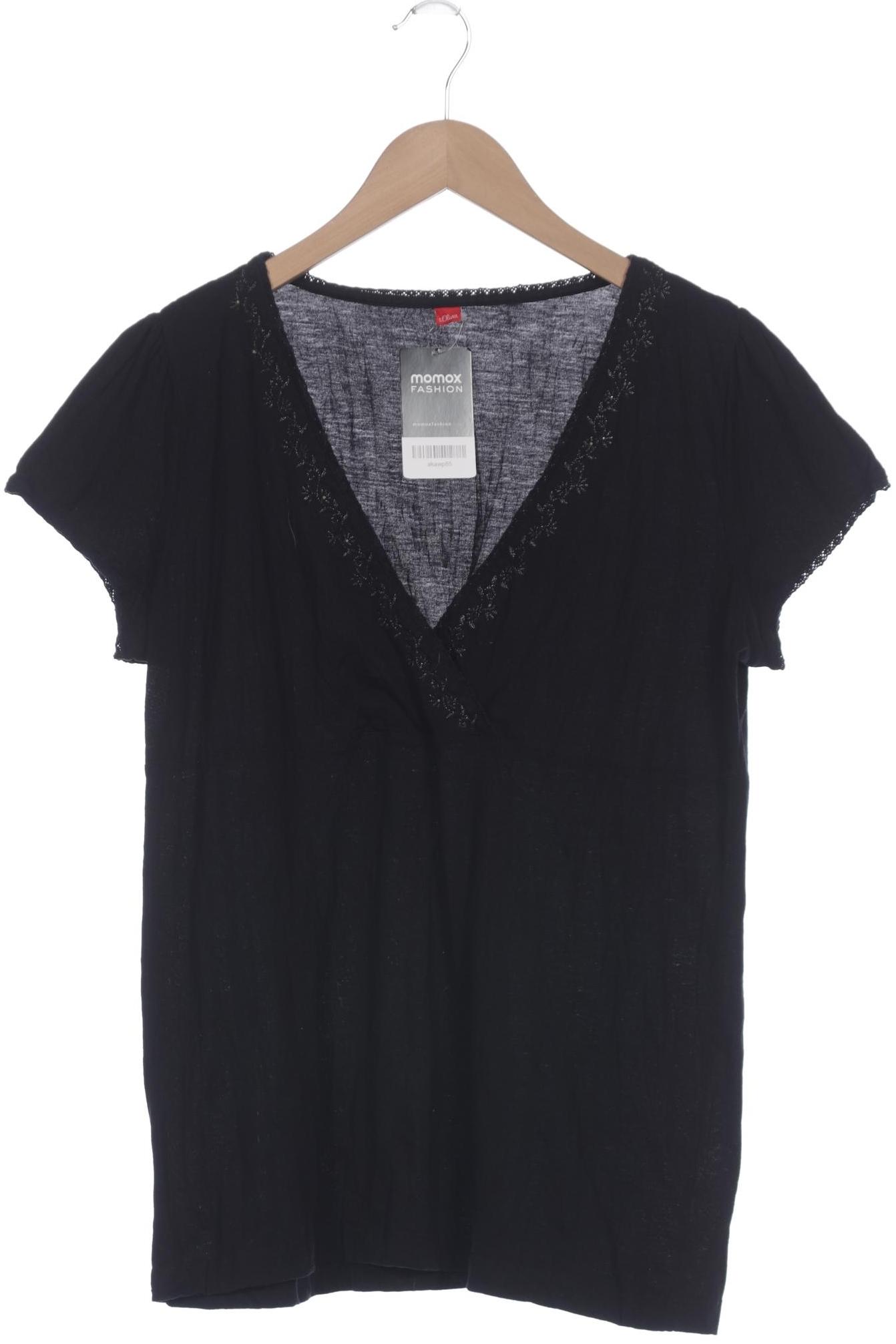 

s.Oliver Damen T-Shirt, schwarz, Gr. 34