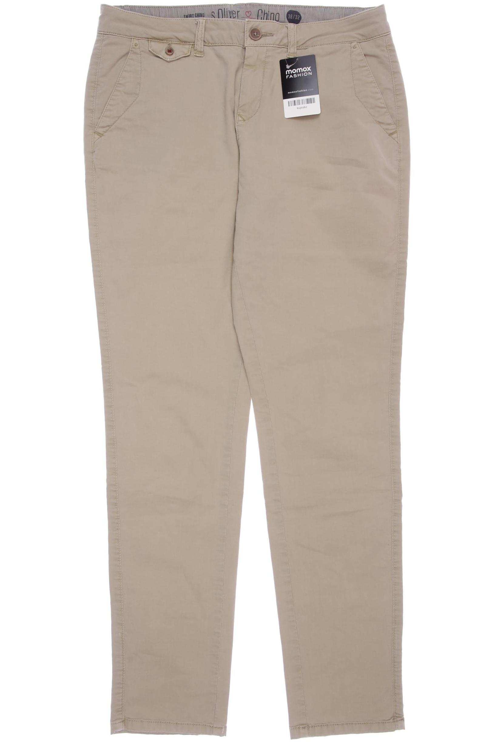 

s.Oliver Damen Stoffhose, beige, Gr. 38