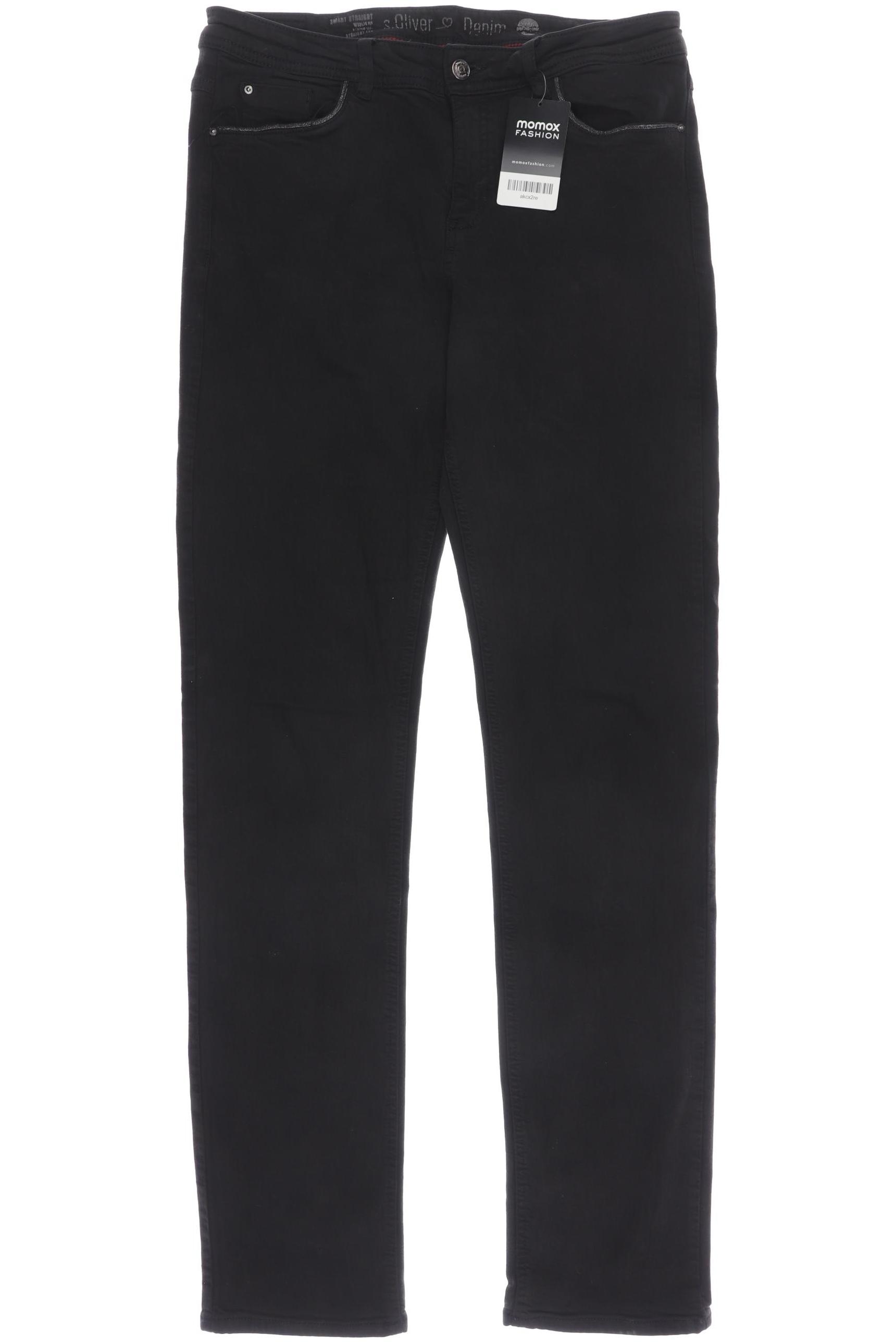 

s.Oliver Damen Jeans, schwarz, Gr. 40