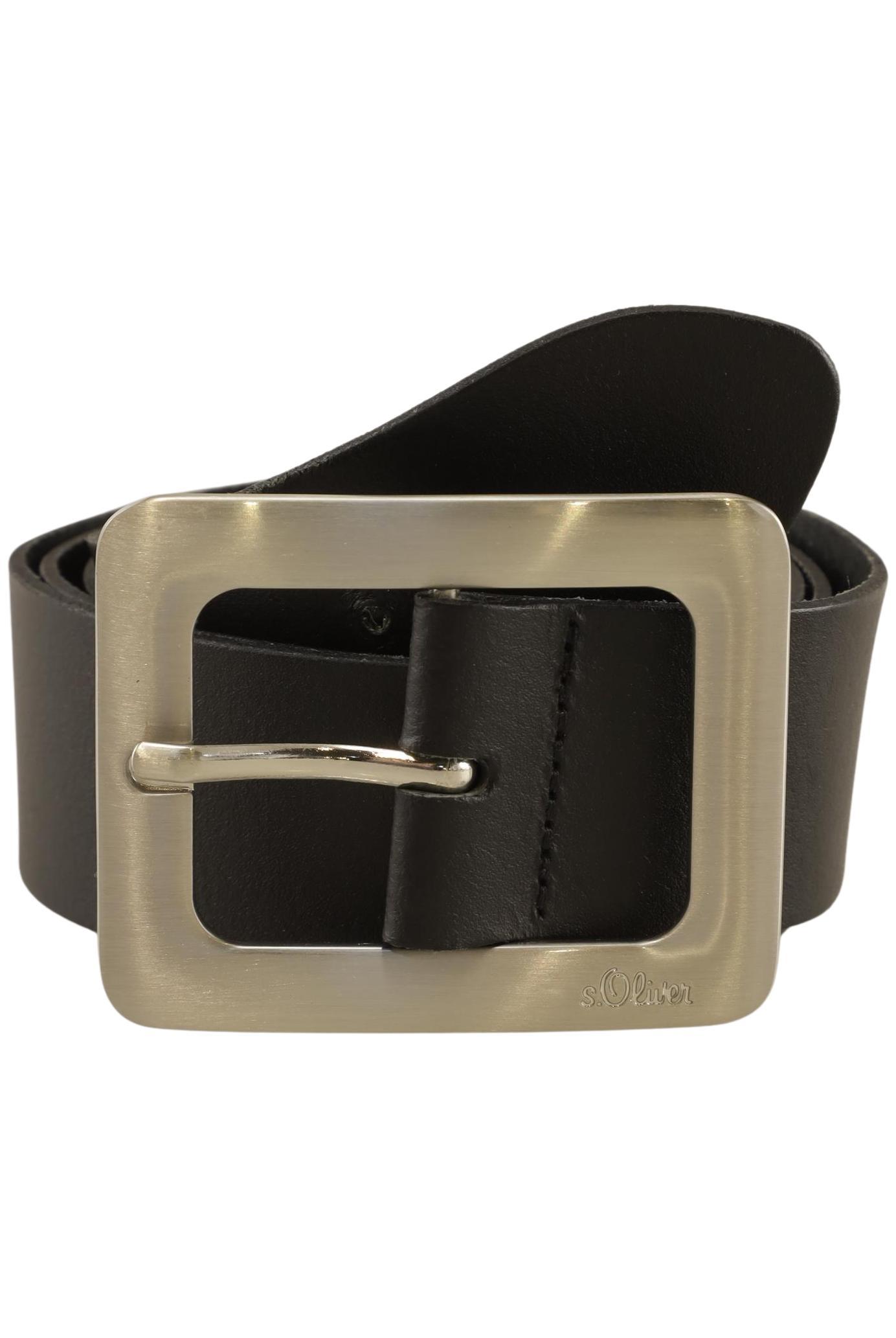 

s.Oliver Damen Gürtel, schwarz, Gr. 105