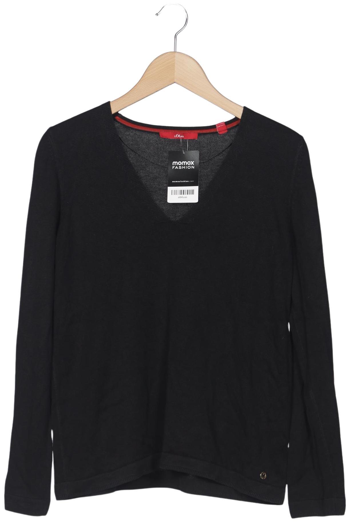 

s.Oliver Damen Pullover, schwarz, Gr. 38