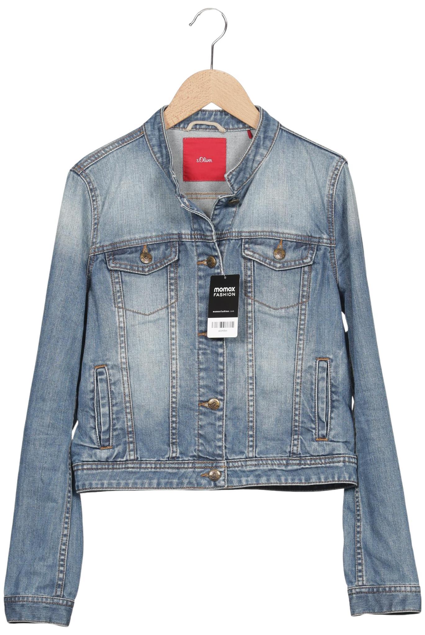 

s.Oliver Damen Jacke, hellblau, Gr. 36