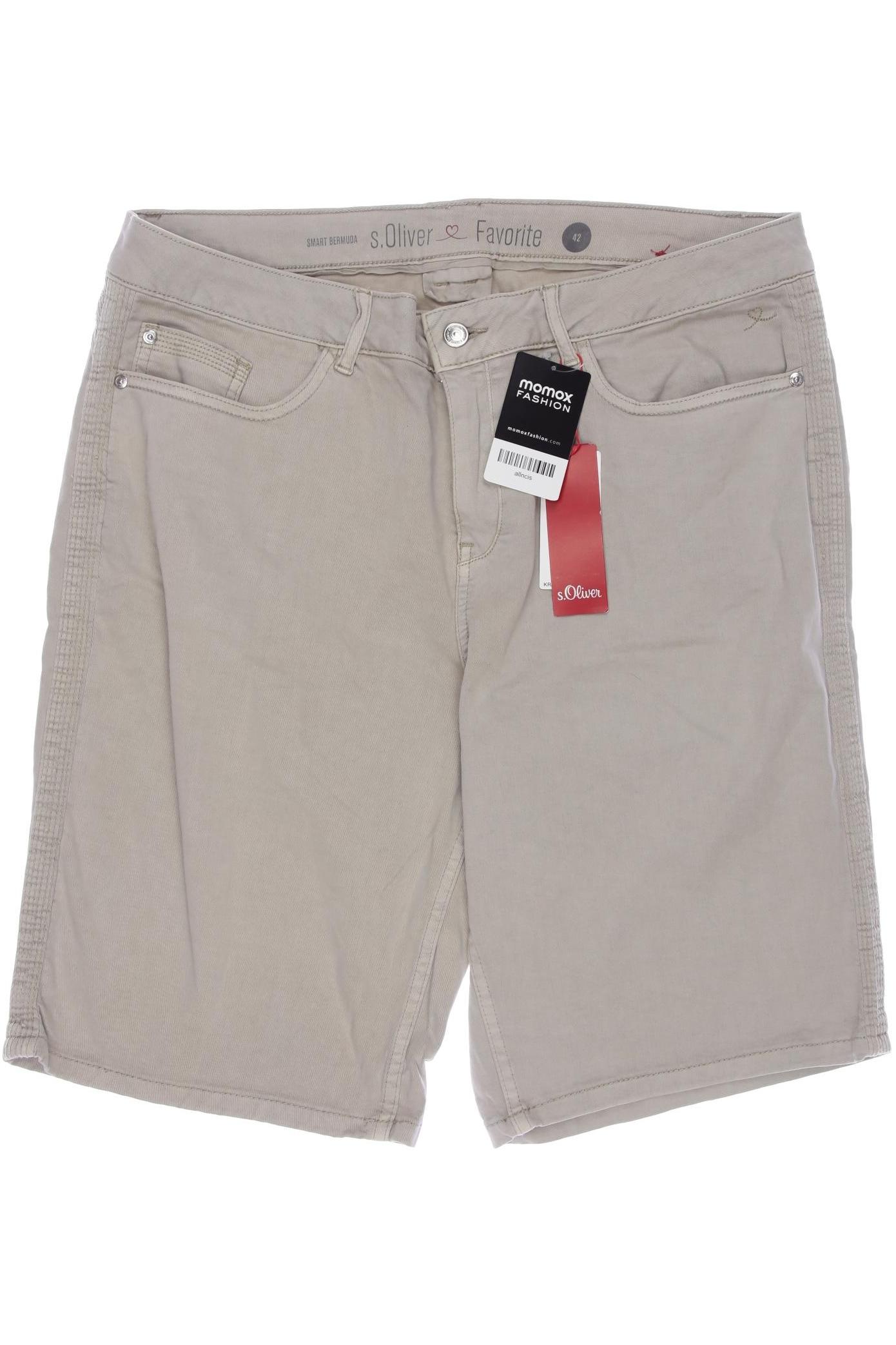 

s.Oliver Damen Shorts, beige, Gr. 42