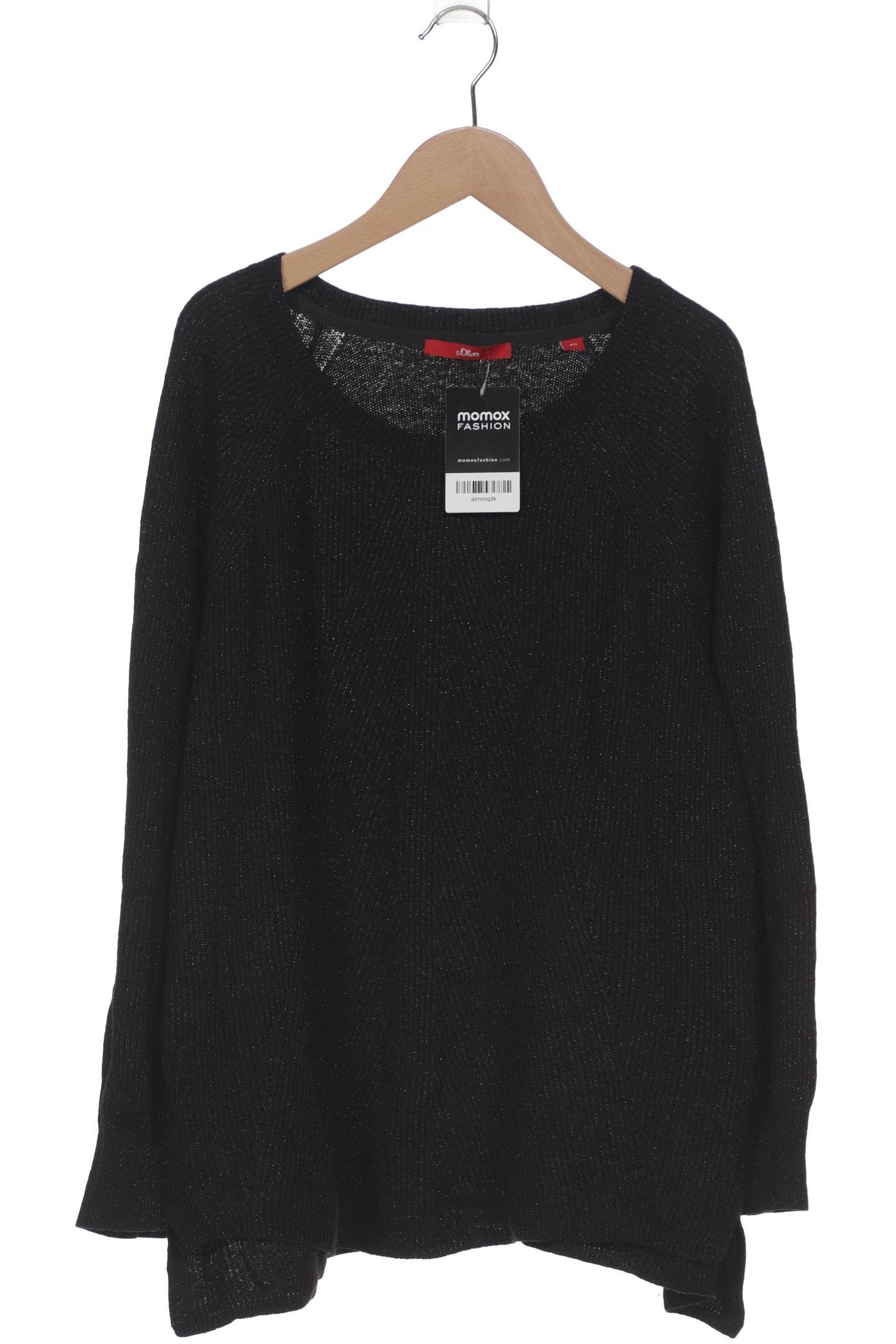 

s.Oliver Damen Pullover, schwarz, Gr. 40