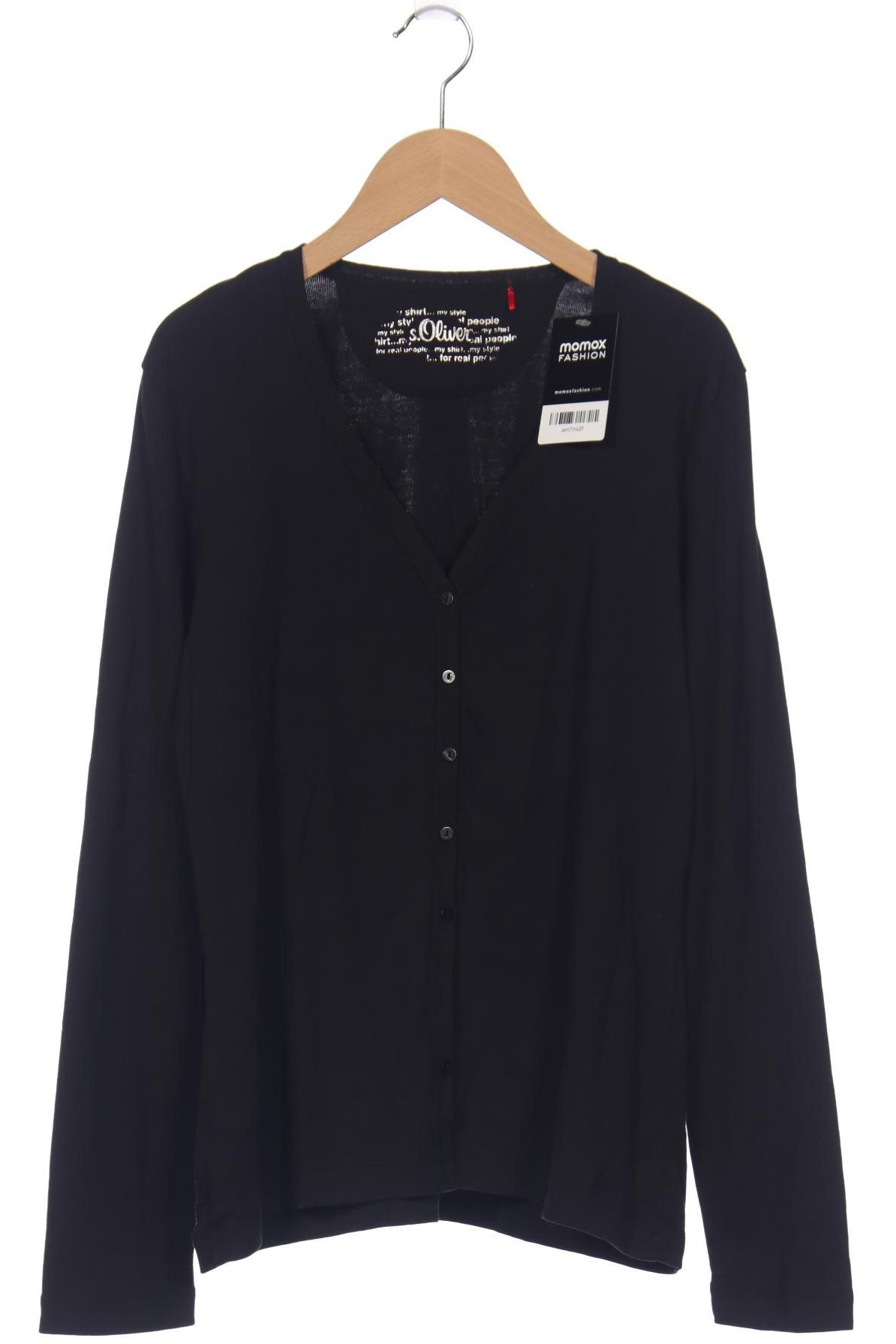 

s.Oliver Damen Strickjacke, schwarz