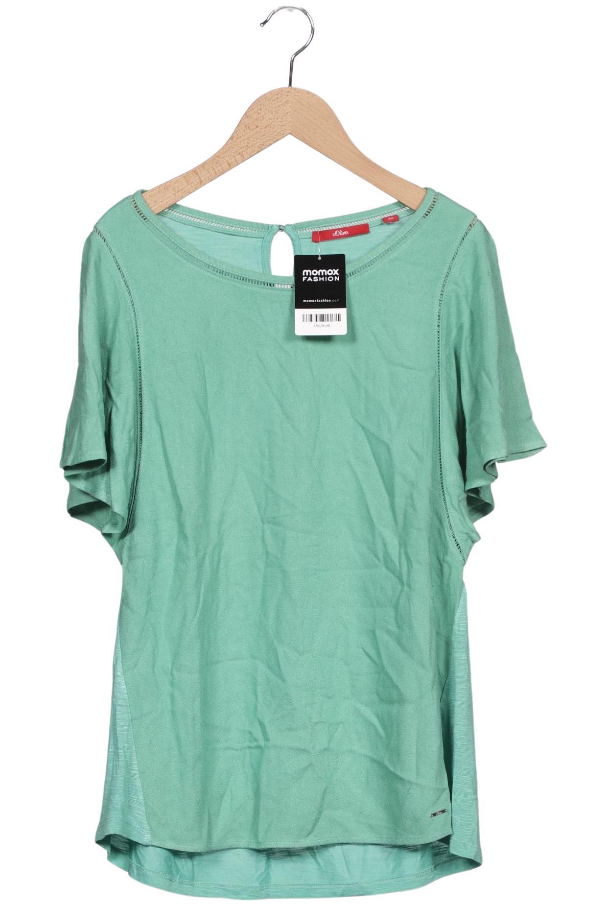 

s.Oliver Damen T-Shirt, grün, Gr. 40
