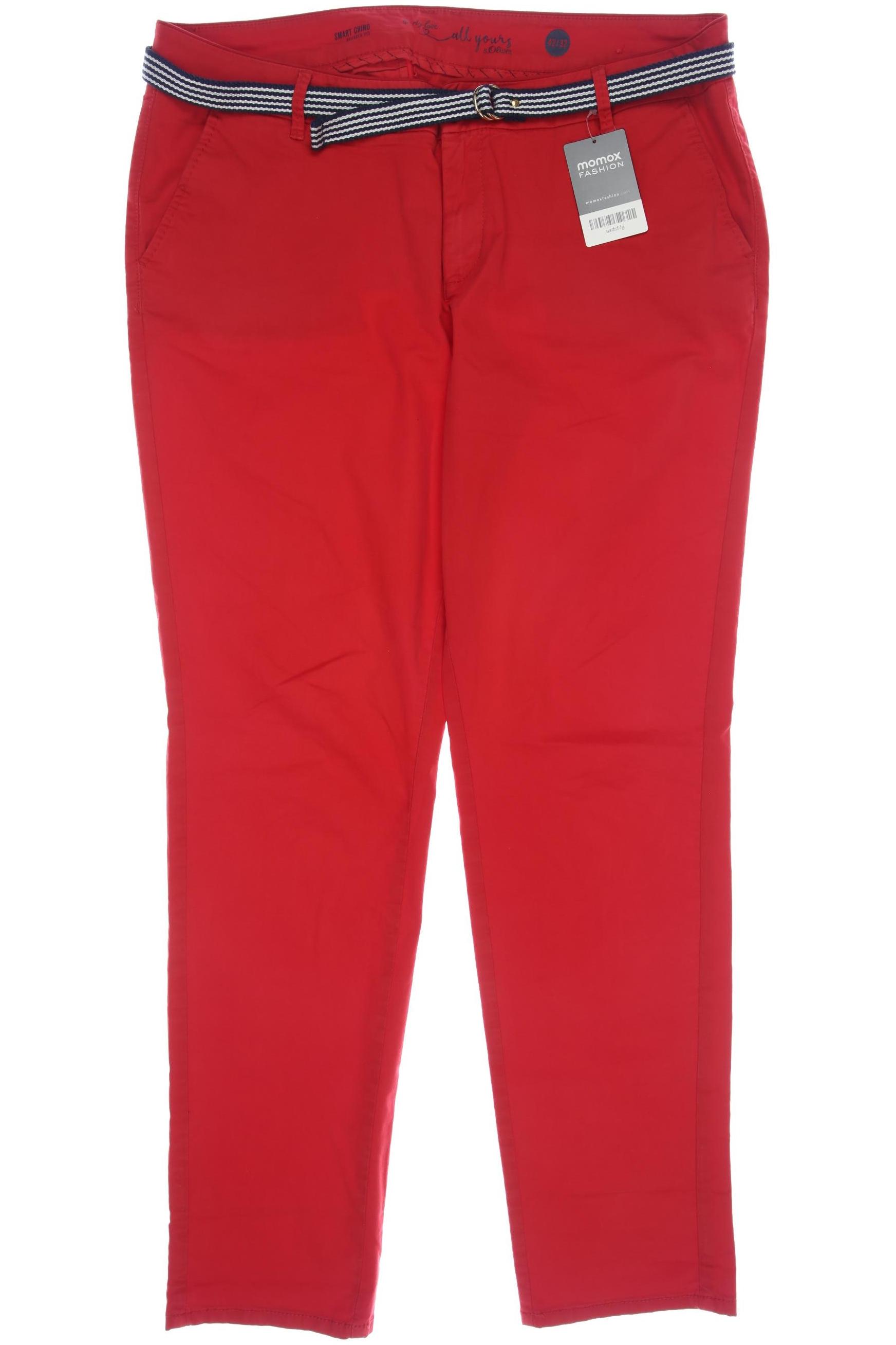 

s.Oliver Damen Stoffhose, rot, Gr. 42