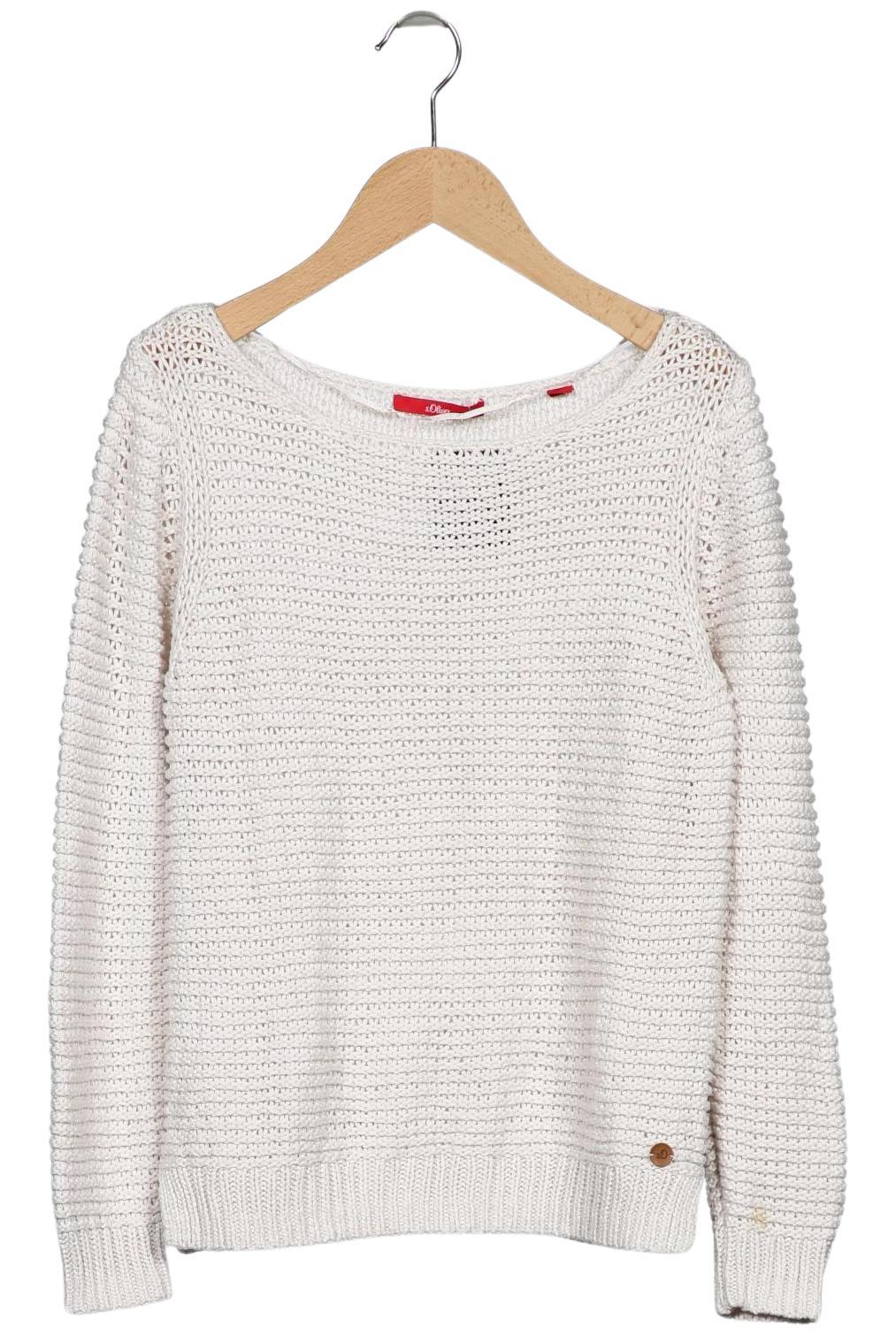 

s.Oliver Damen Pullover, cremeweiß, Gr. 38