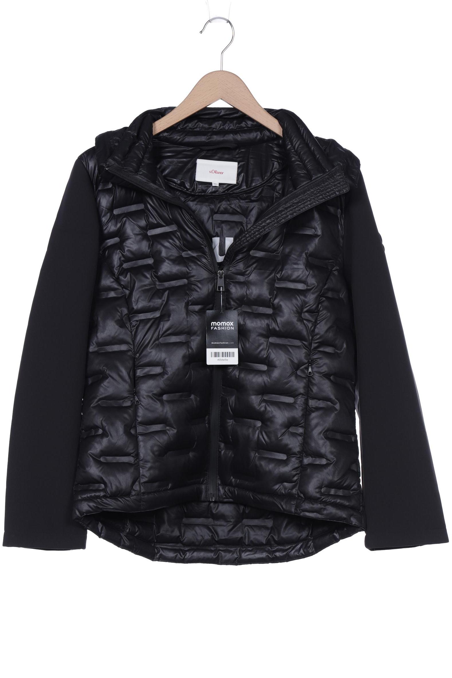 

s.Oliver Damen Jacke, schwarz, Gr. 40