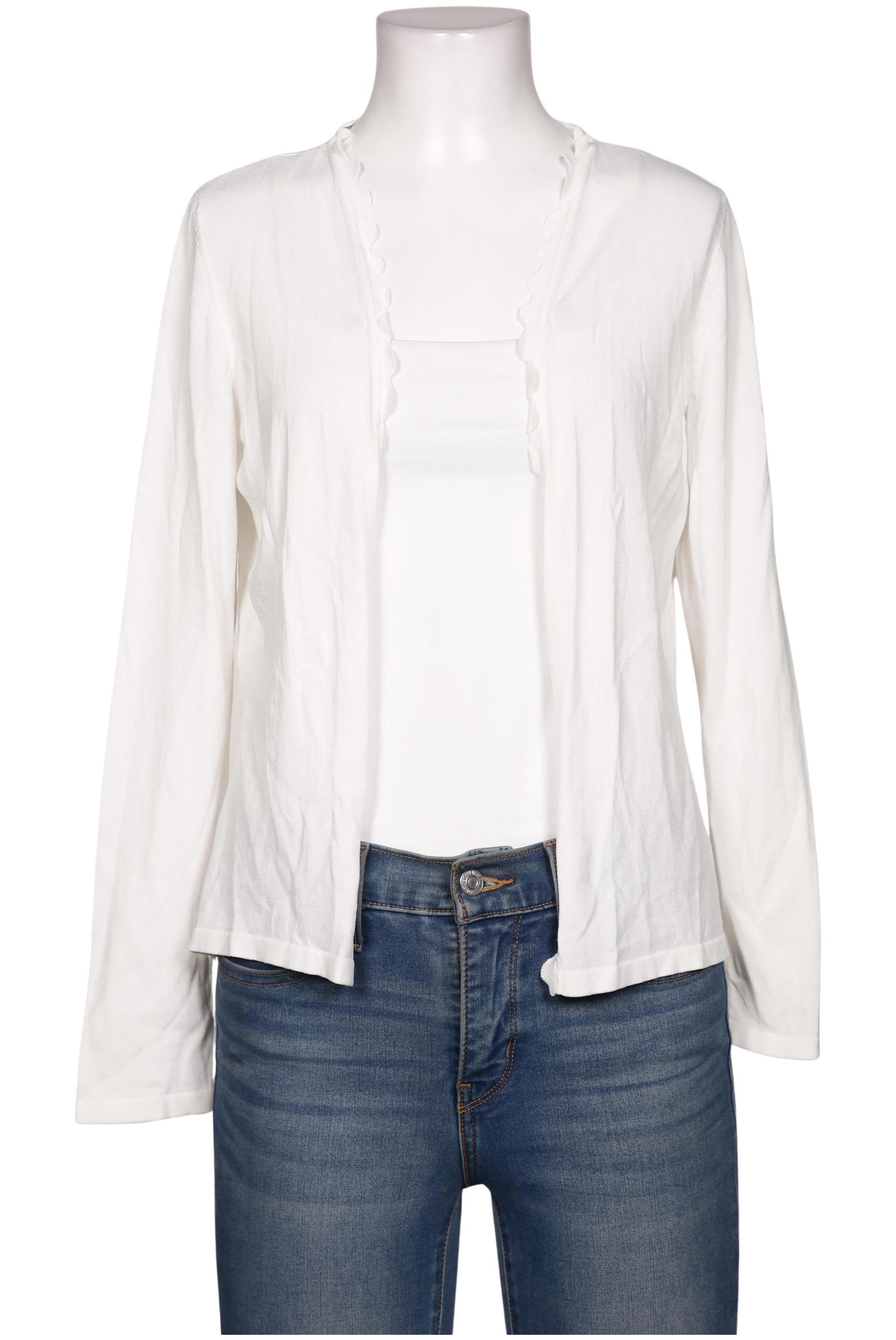 

s.Oliver Damen Strickjacke, weiß, Gr. 38