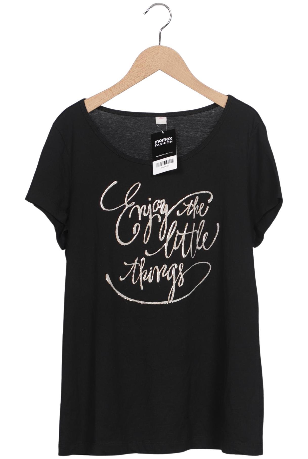 

s.Oliver Damen T-Shirt, schwarz, Gr. 40