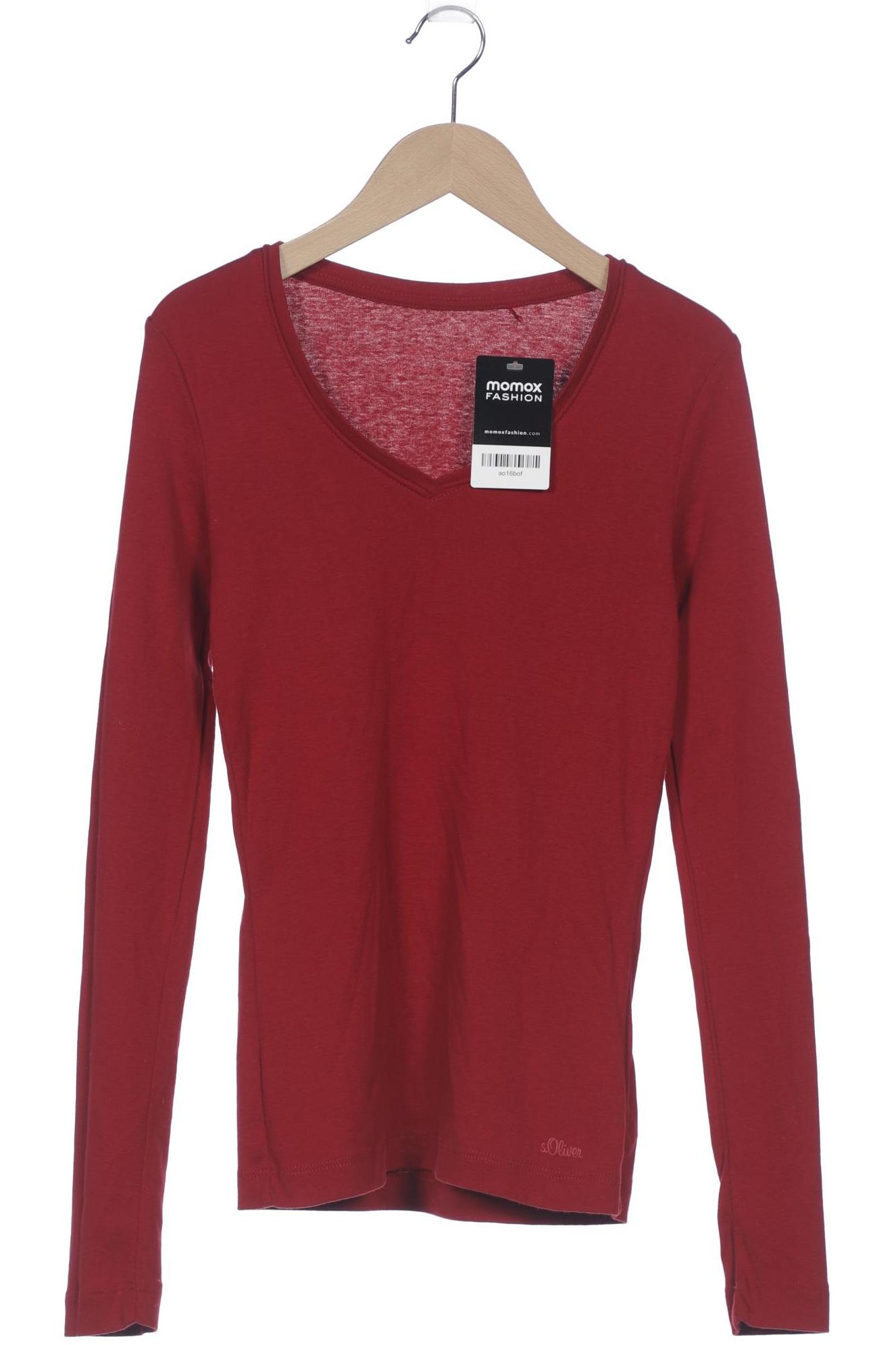 

s.Oliver Damen Langarmshirt, bordeaux, Gr. 38