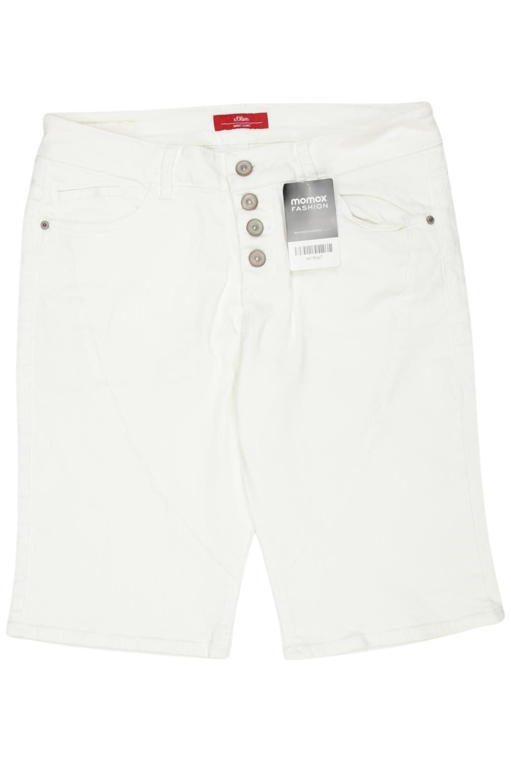 

s.Oliver Damen Shorts, weiß, Gr. 38