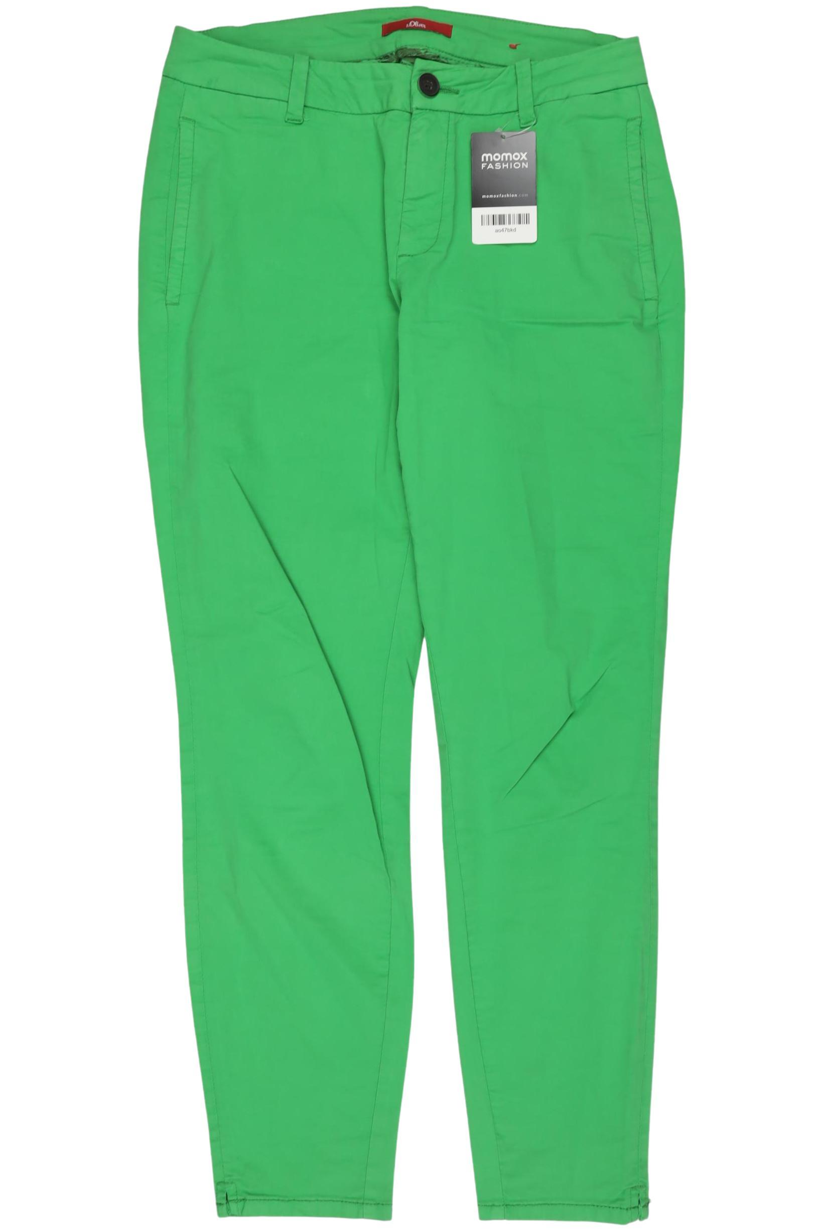 

s.Oliver Damen Stoffhose, grün, Gr. 32