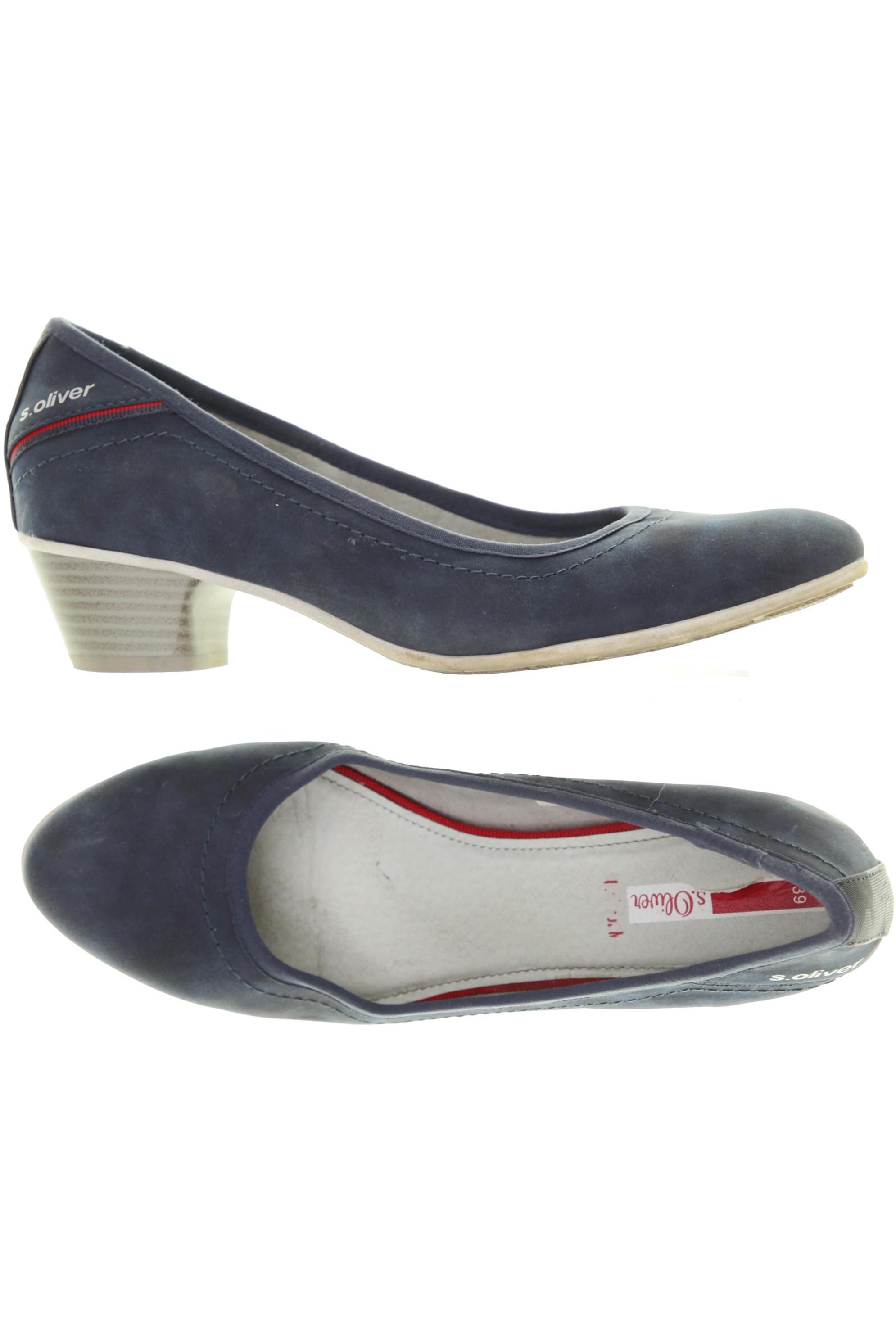 

s.Oliver Damen Pumps, blau, Gr. 39