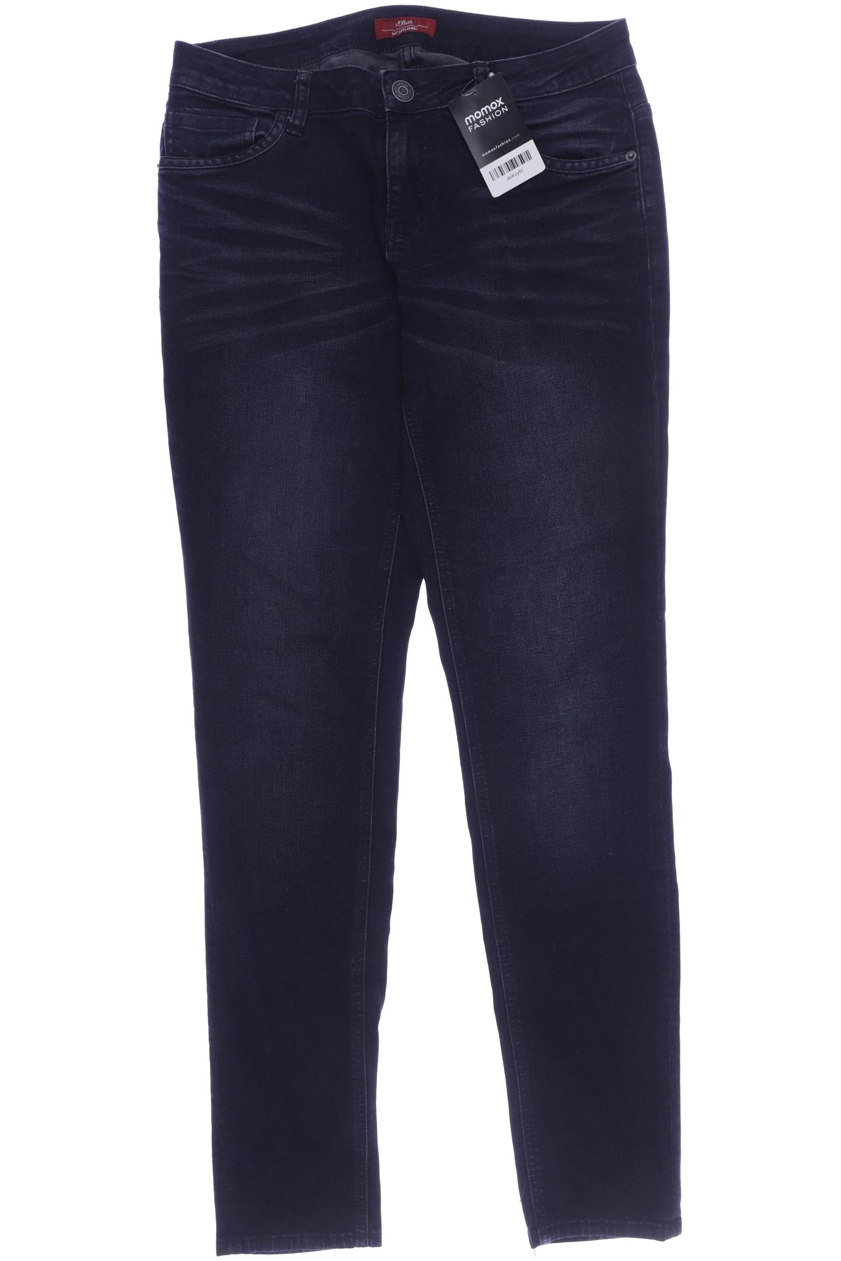 

s.Oliver Damen Jeans, marineblau