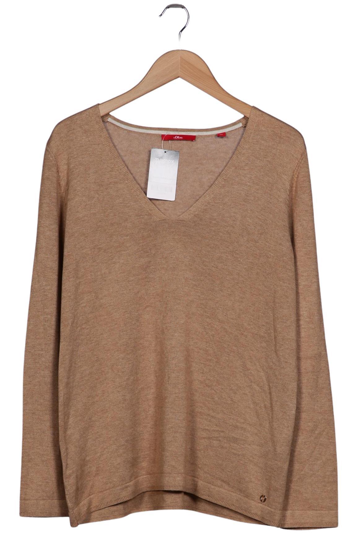 

s.Oliver Damen Pullover, beige, Gr. 44