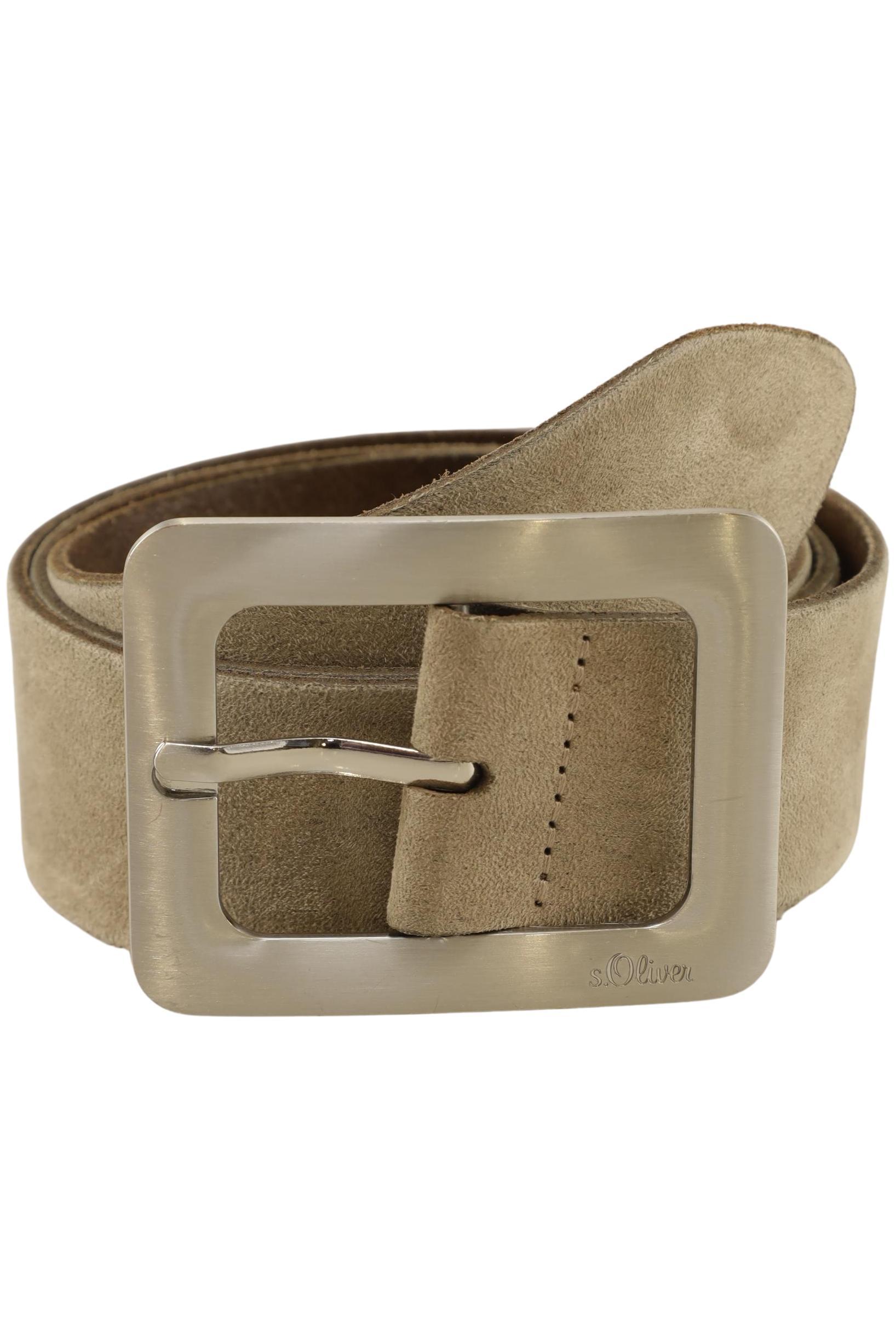 

s.Oliver Damen Gürtel, beige, Gr. 80