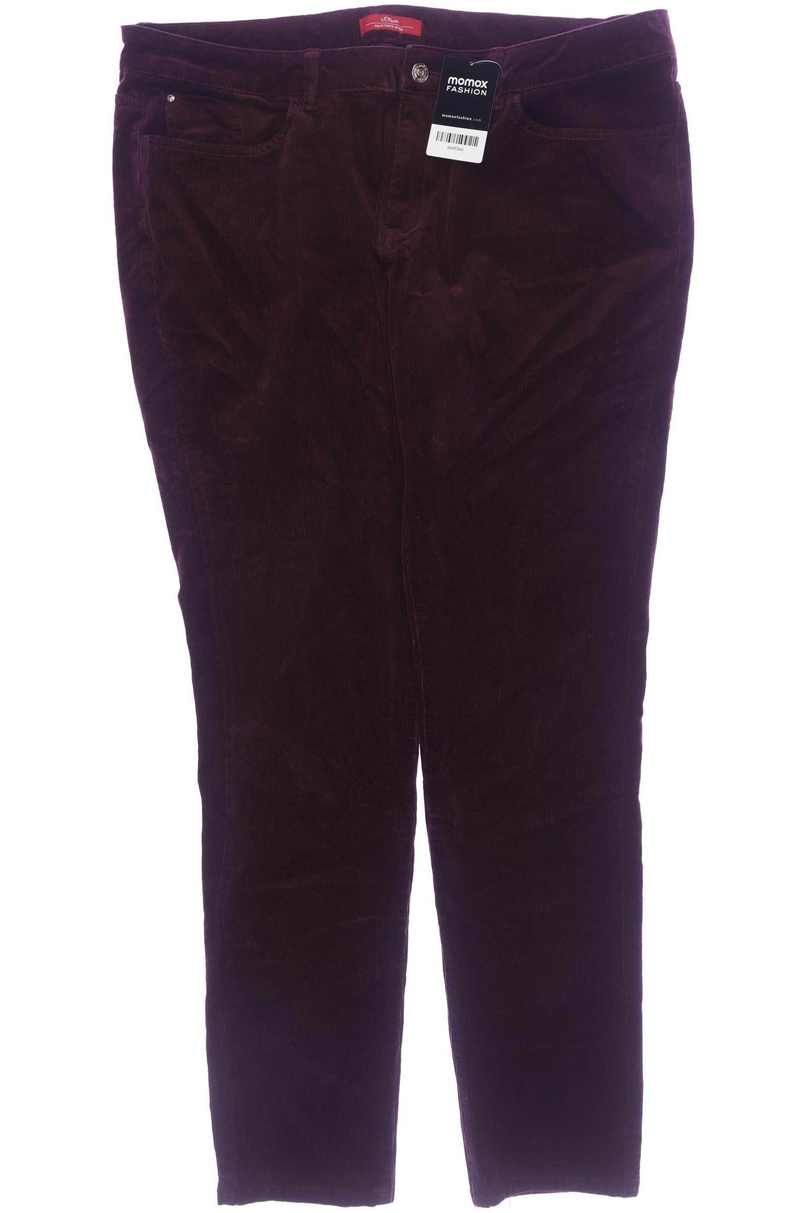 

s.Oliver Damen Stoffhose, bordeaux, Gr. 46