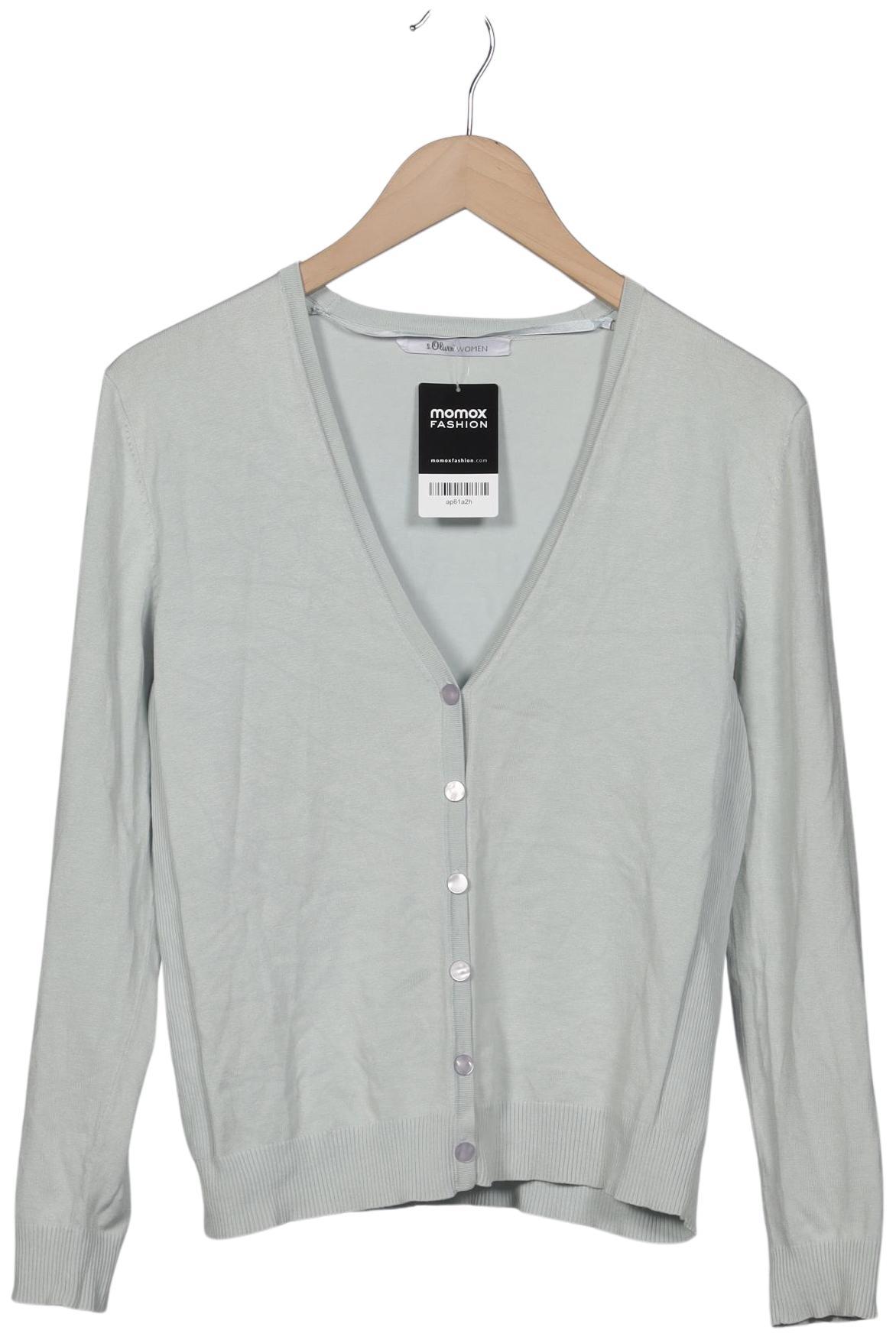 

s.Oliver Damen Strickjacke, hellblau, Gr. 40