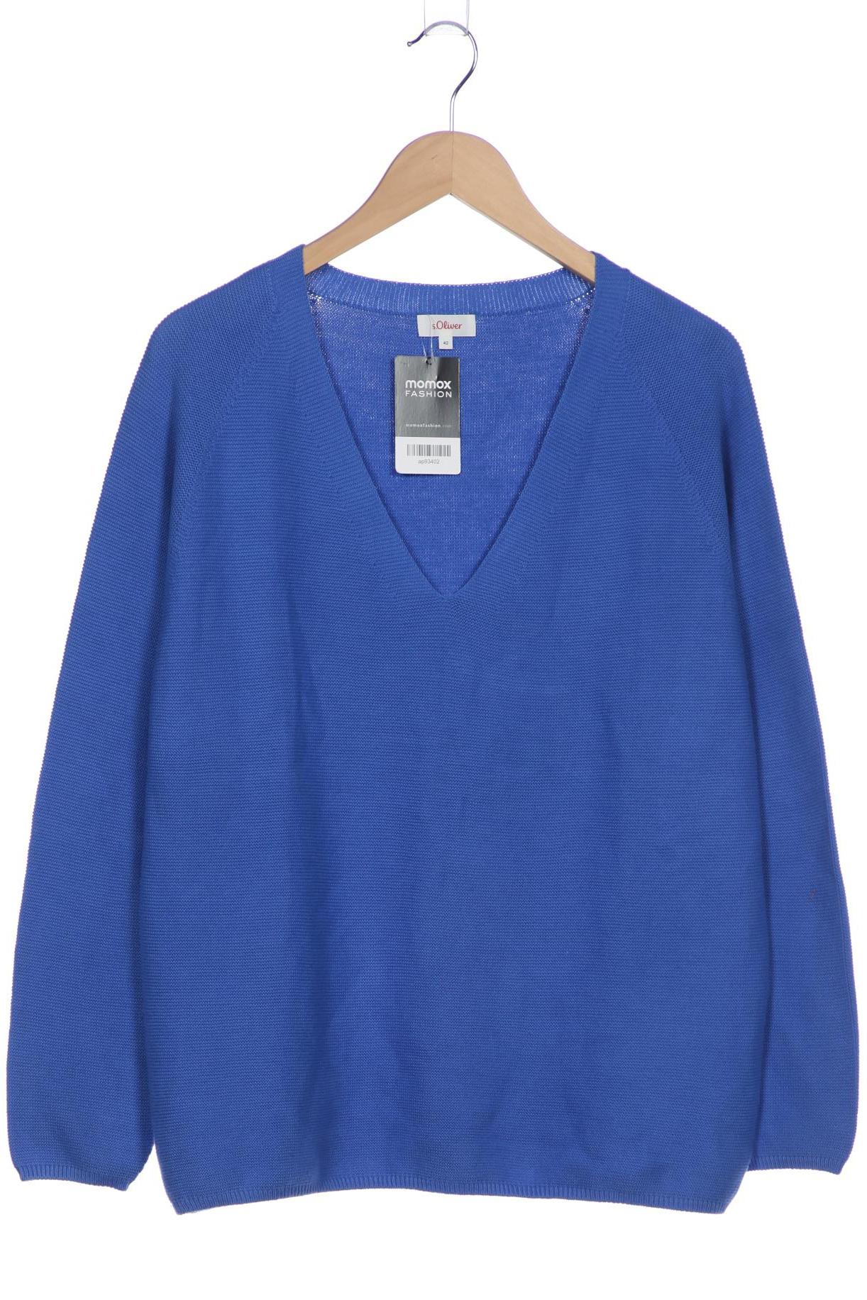 

s.Oliver Damen Pullover, blau, Gr. 42