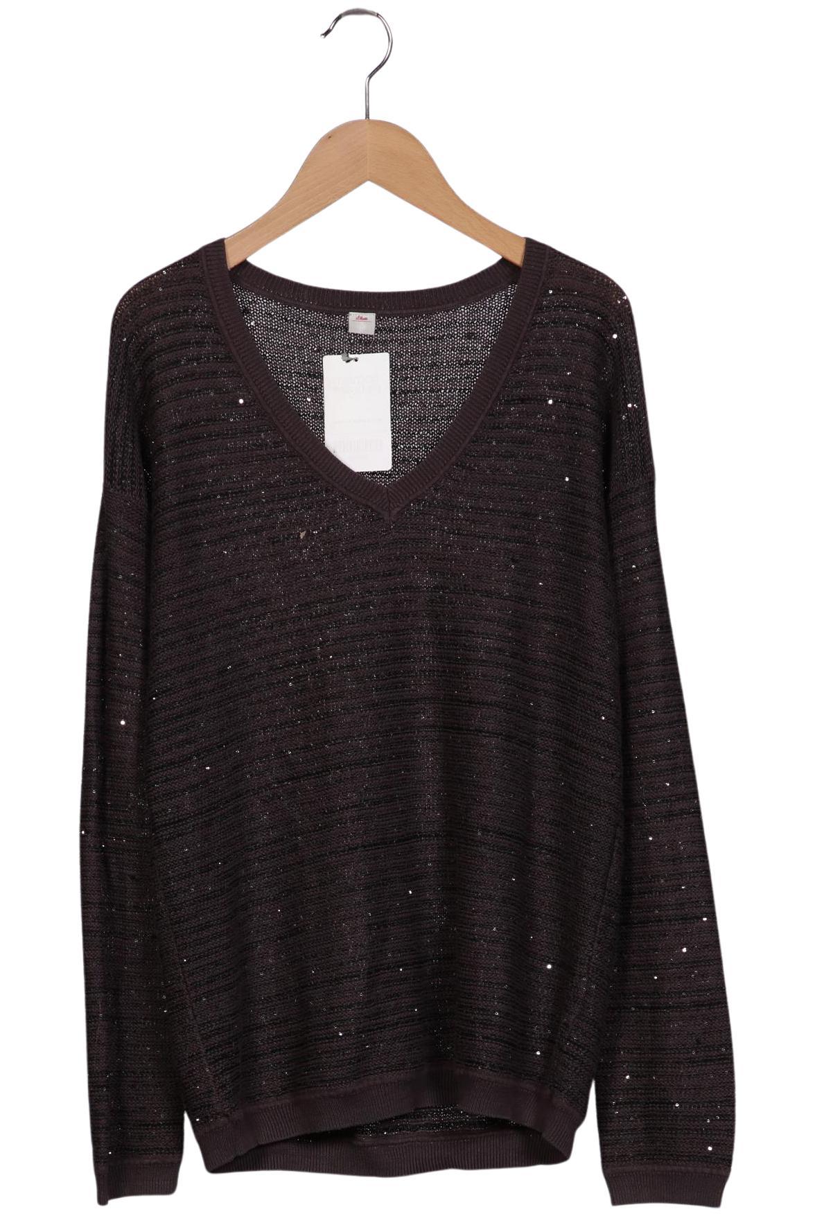 

s.Oliver Damen Pullover, braun, Gr. 36