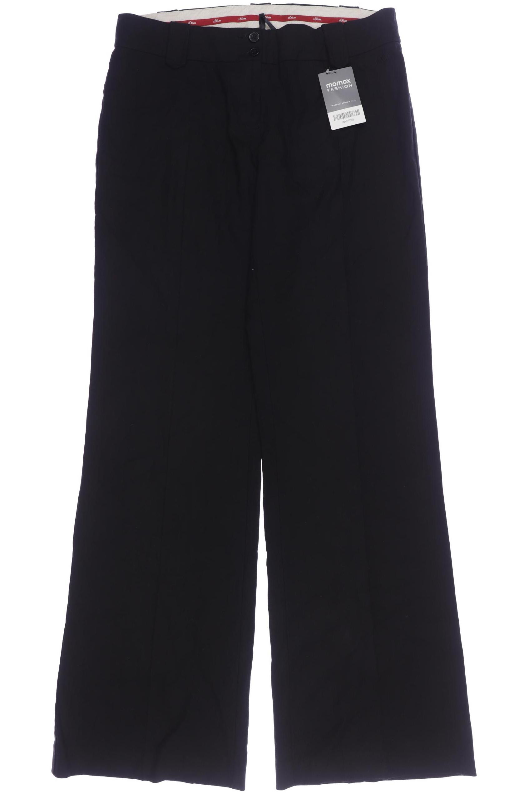 

s.Oliver Damen Stoffhose, schwarz, Gr. 40