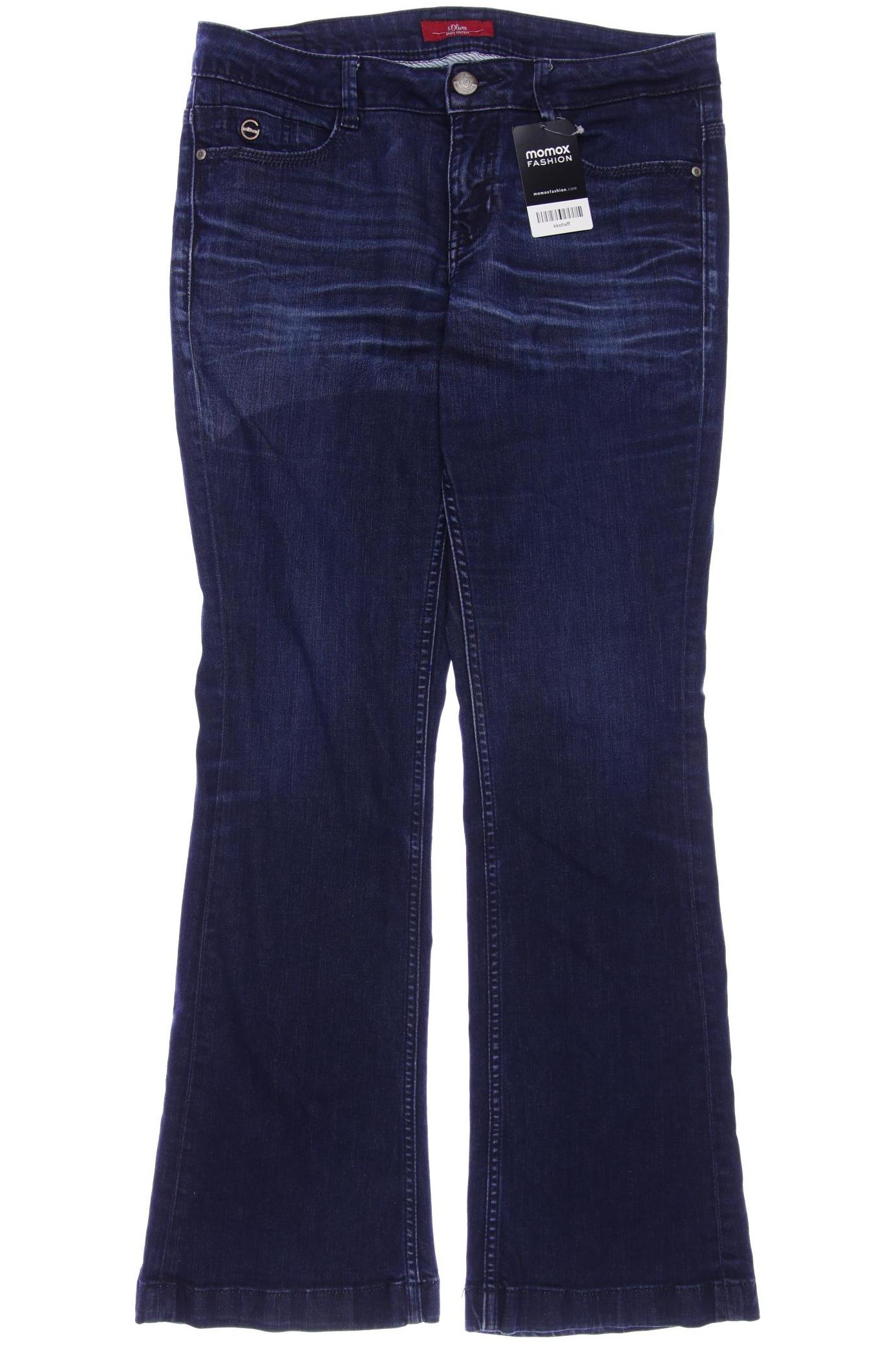 

s.Oliver Damen Jeans, marineblau