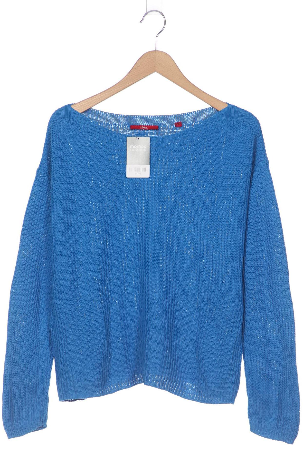 

s.Oliver Damen Pullover, blau, Gr. 36