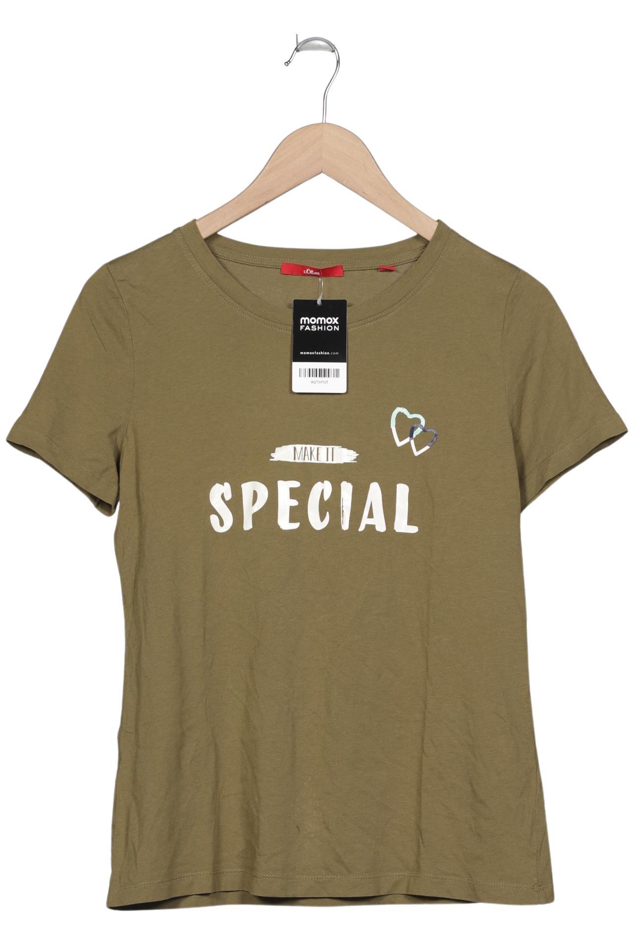 

s.Oliver Damen T-Shirt, grün, Gr. 38