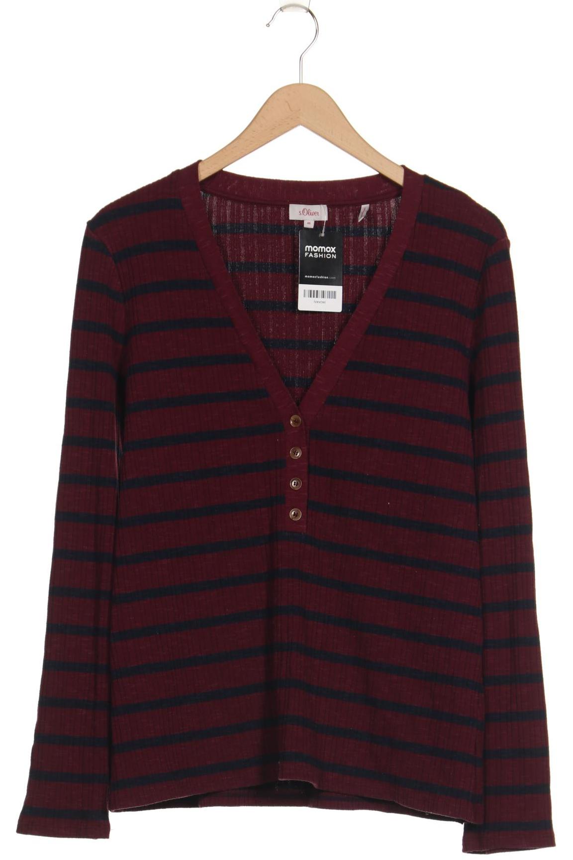 

s.Oliver Damen Langarmshirt, bordeaux, Gr. 46
