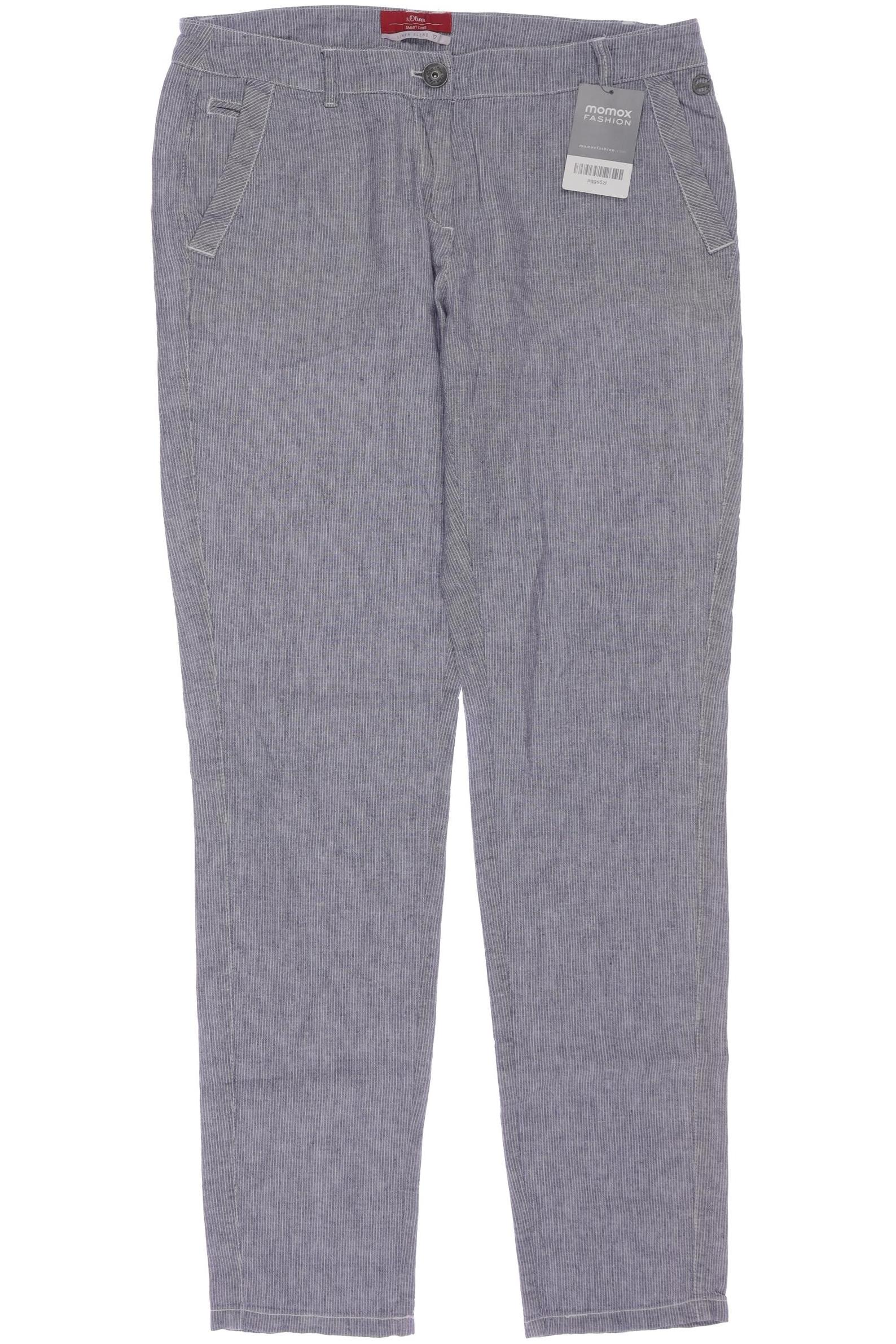 

s.Oliver Damen Stoffhose, blau, Gr. 31