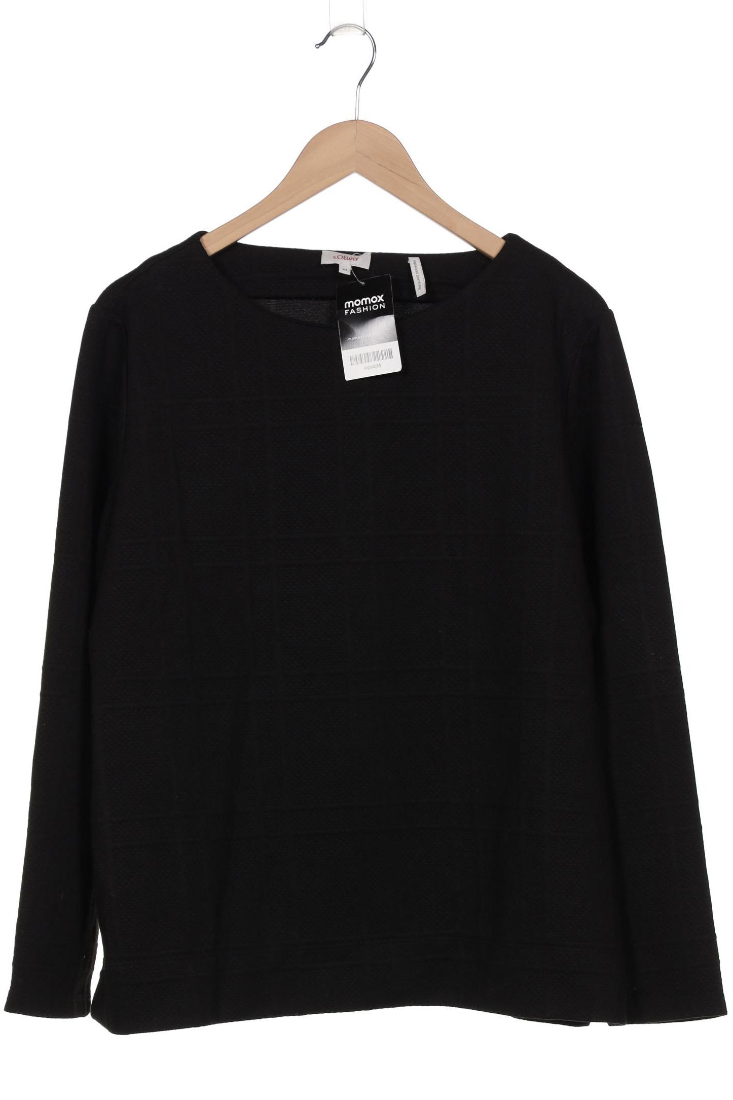 

s.Oliver Damen Pullover, schwarz, Gr. 44